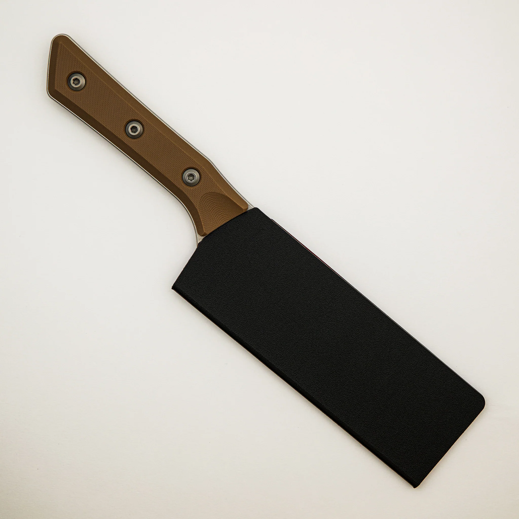 Santoku 6" - G-10 Coyote Tan - Stonewash Standard - 3200-10 CE - Image 4