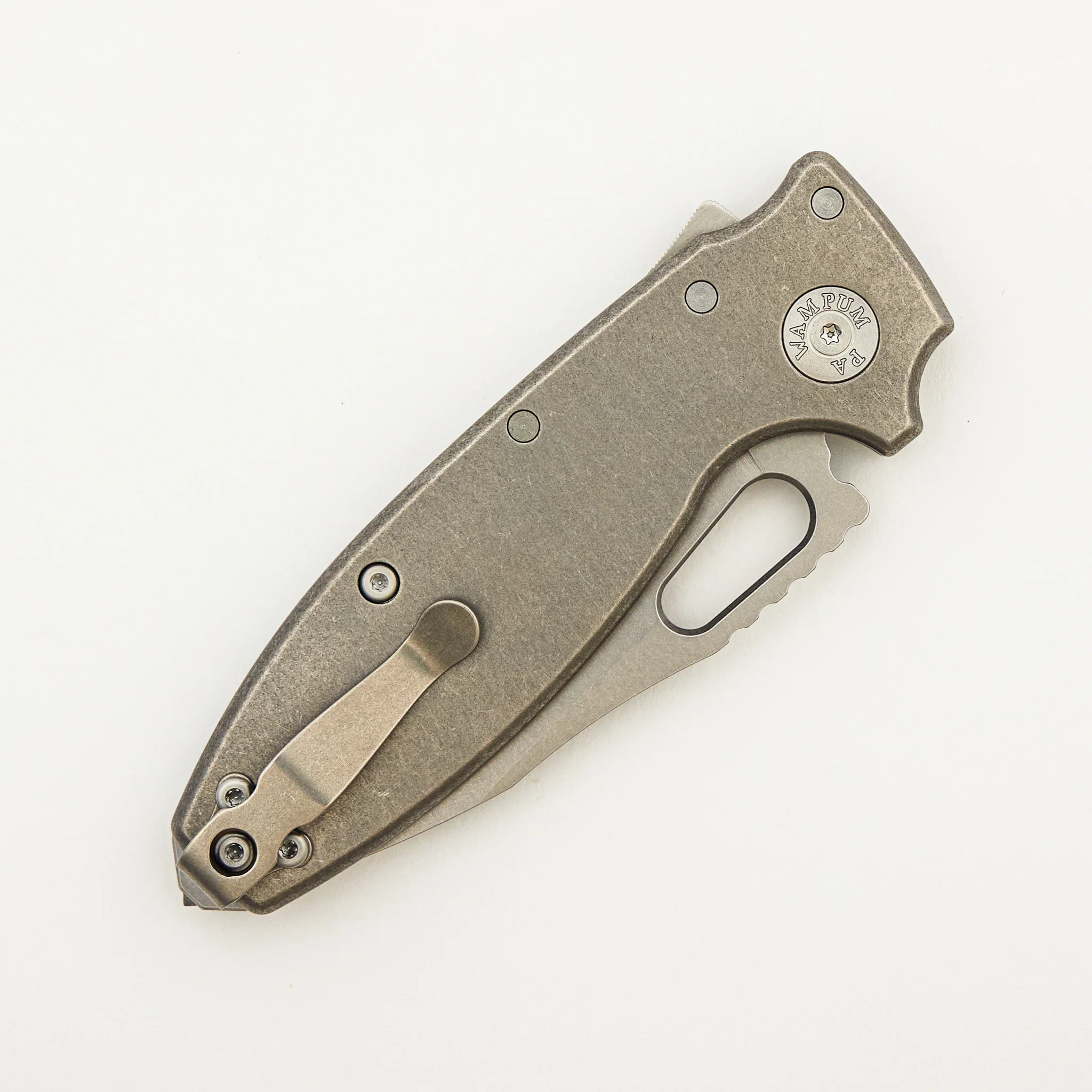 Shark-A-Tac Spike - MagnaCut Blade - Smooth Titanium Handle - Image 4