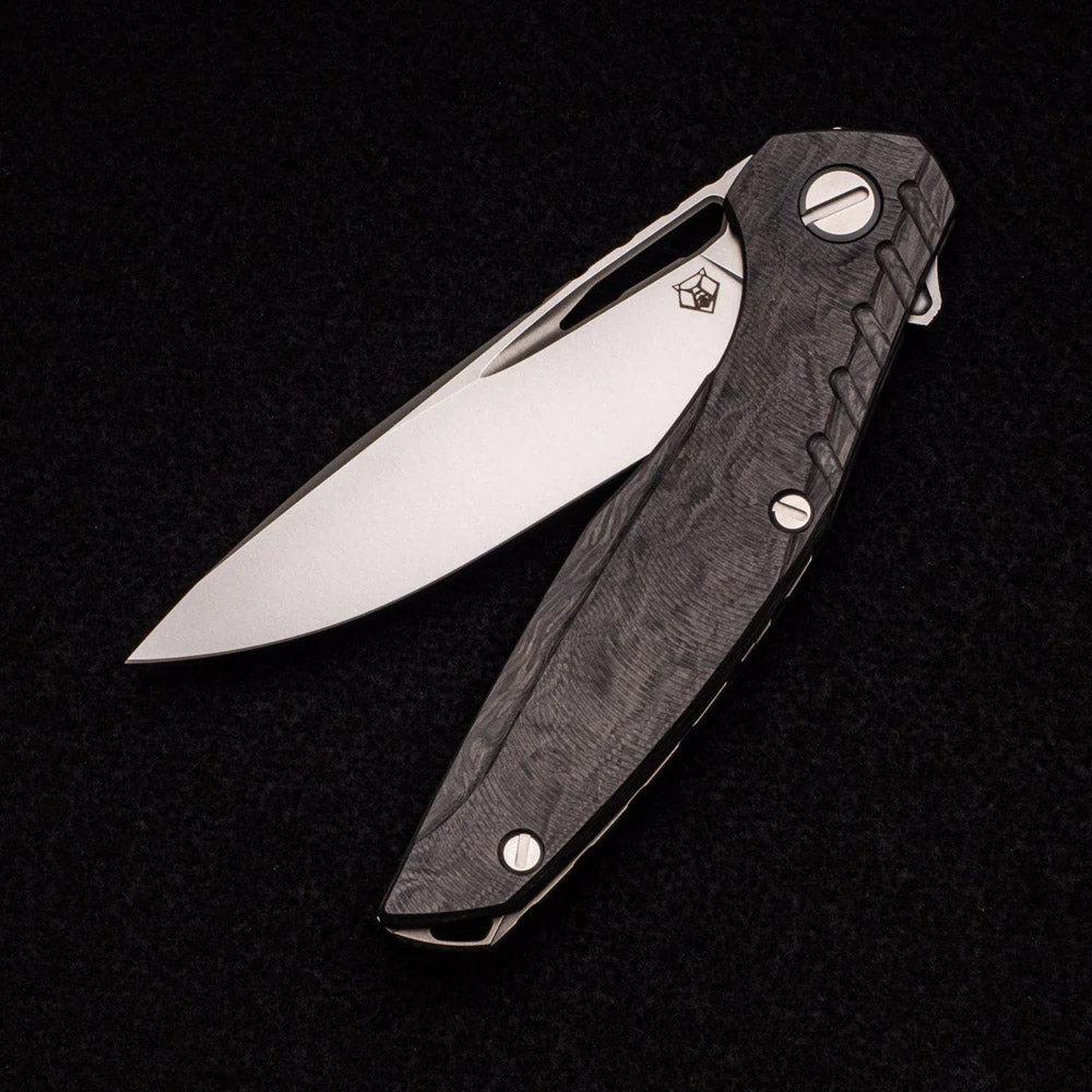 111 GEN 5.1 – M390 BLADE – MARBLE CARBON FIBER HANDLE – MRBS - Image 3