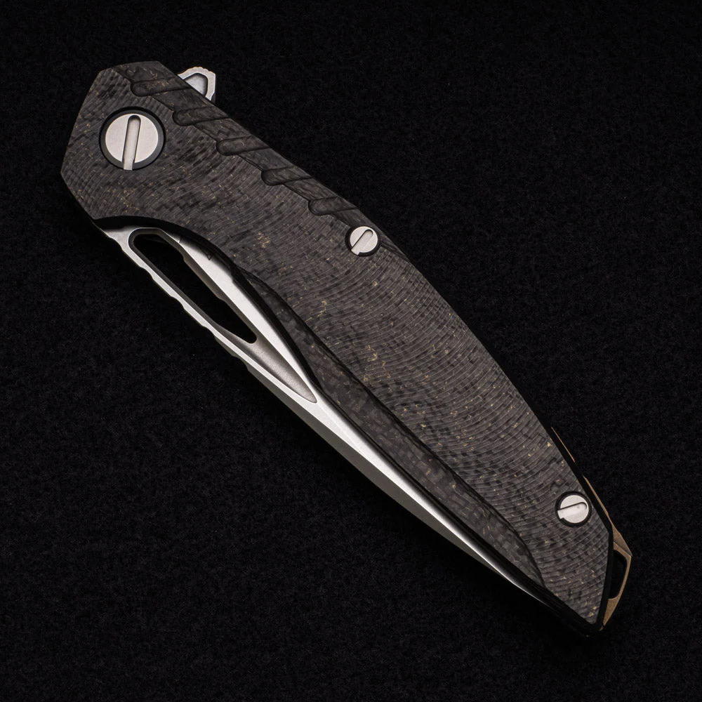 111 GEN 5 – M390 BLADE – BRONZE CARBON FIBER HANDLE – MRBS - Image 4