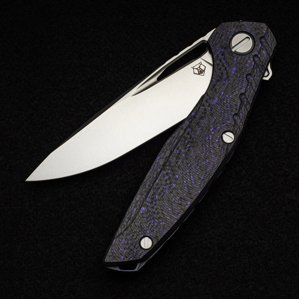 111 GEN 5 - M390 BLADE - PURPLE CARBON FIBER HANDLE - MRBS - Image 3