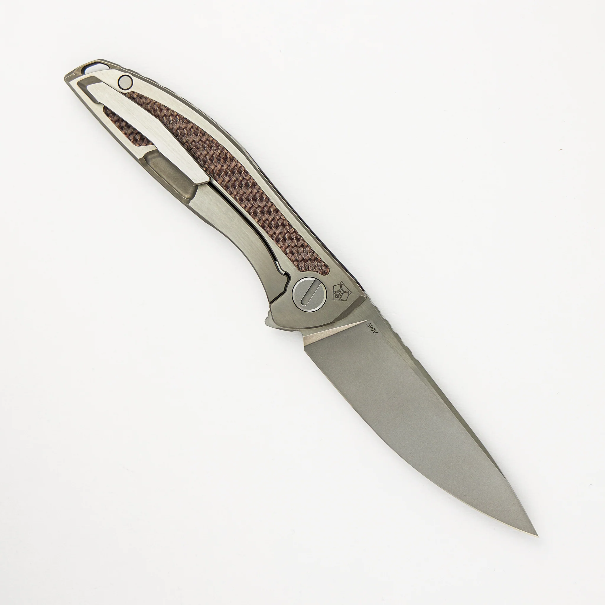 Chris Reeve Collaboration UniHation - Unique Graphic Custom Division - Brown Alutex - S90V Blade - MRBS - Image 2