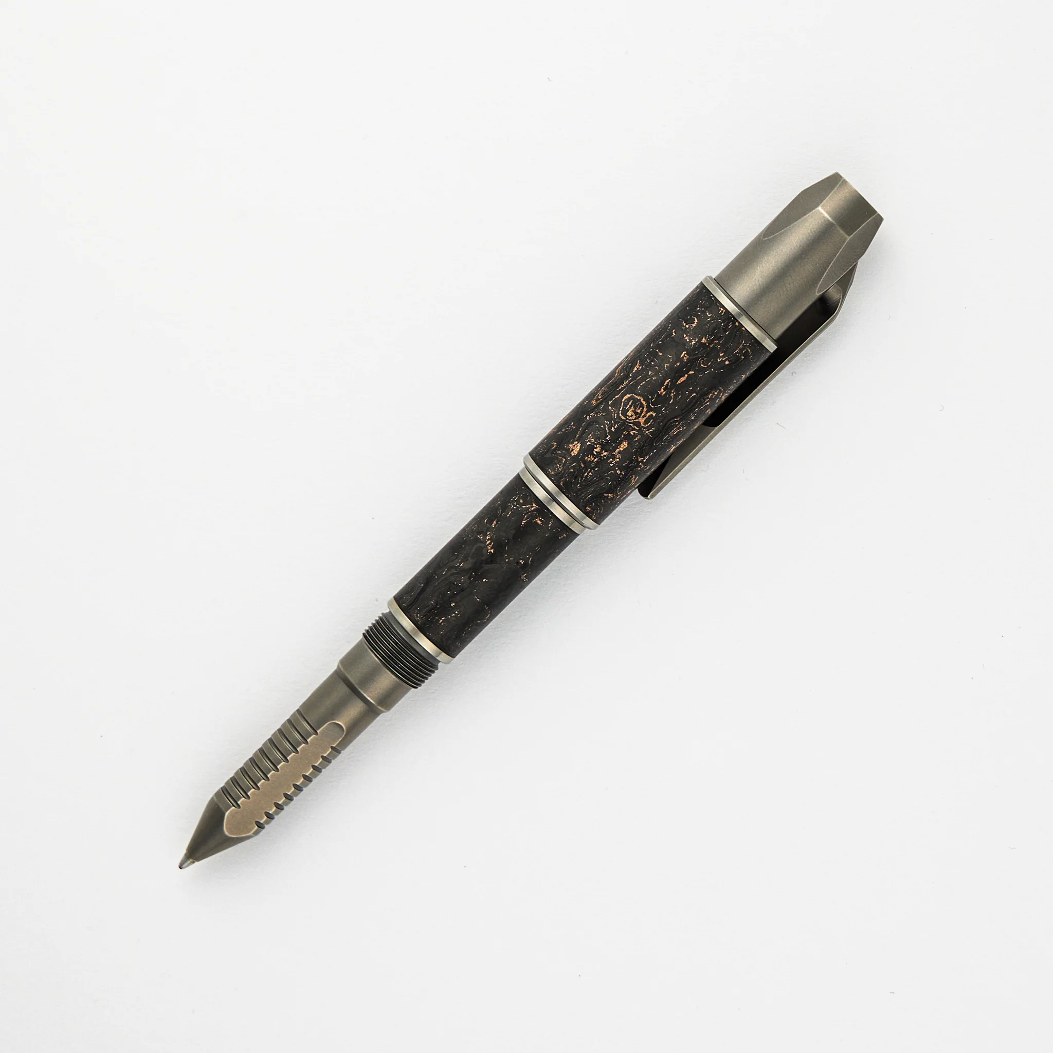 Custom Division Pen Tool - Bronze Carbon Fiber - Image 3