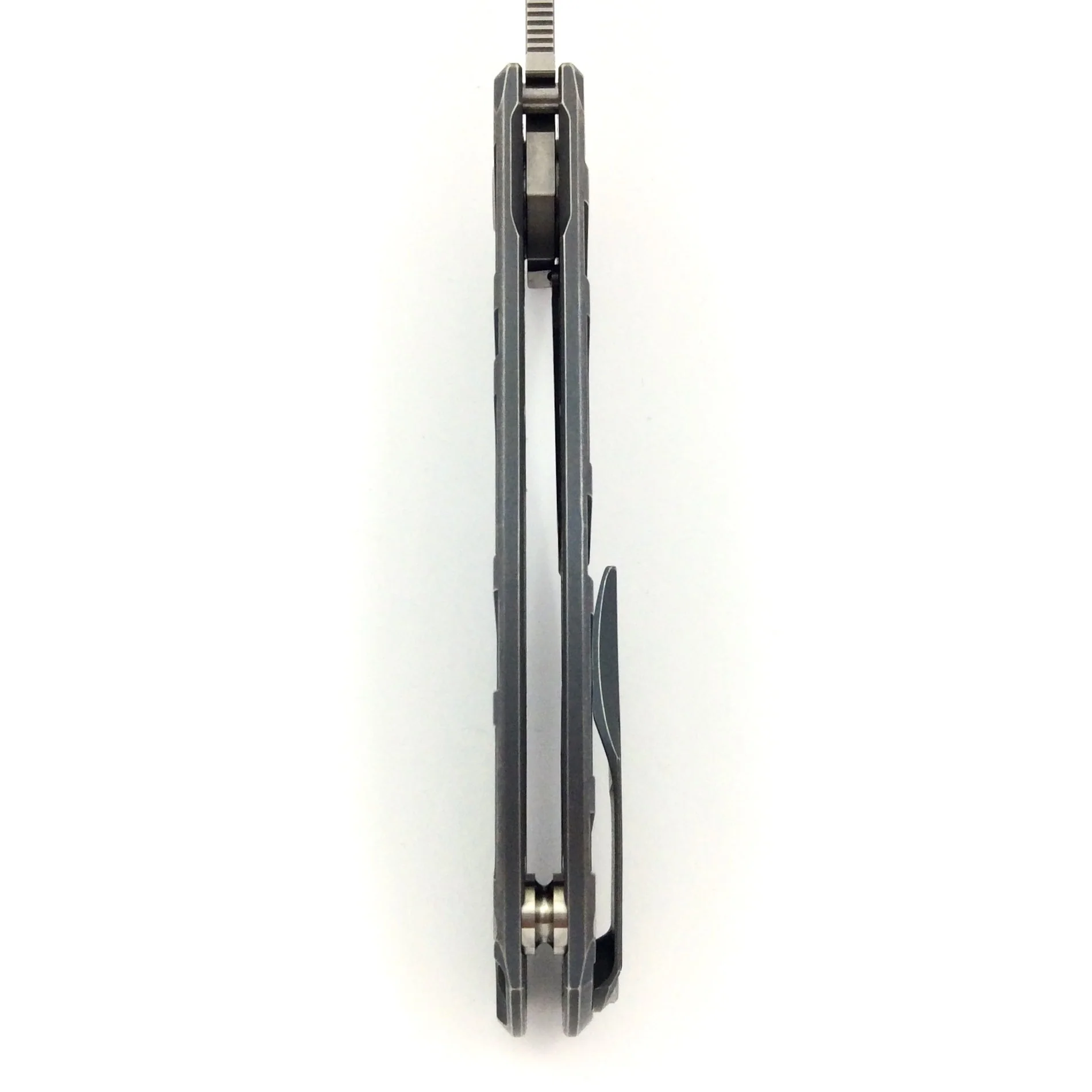 F95 "T" PATTERN DARK BLUE - M390 BLADE - TITANIUM HANDLE - MRBS - Image 5