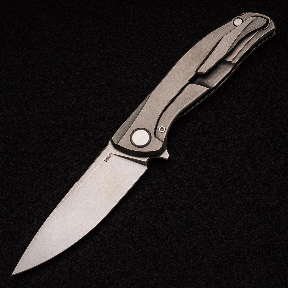 F95 ZERO LEFTY- M390 BLADE - TITANIUM HANDLE - MRBS - Image 2