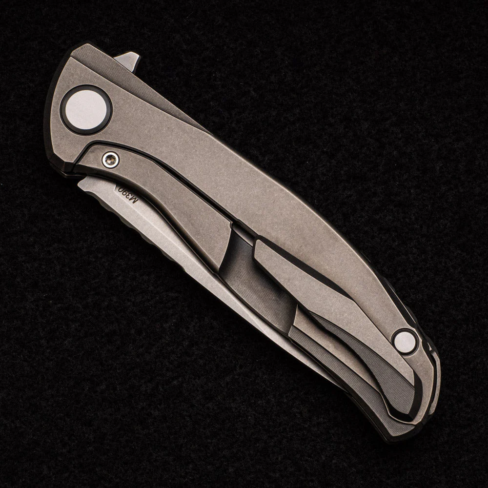 F95 ZERO LEFTY- M390 BLADE - TITANIUM HANDLE - MRBS - Image 5