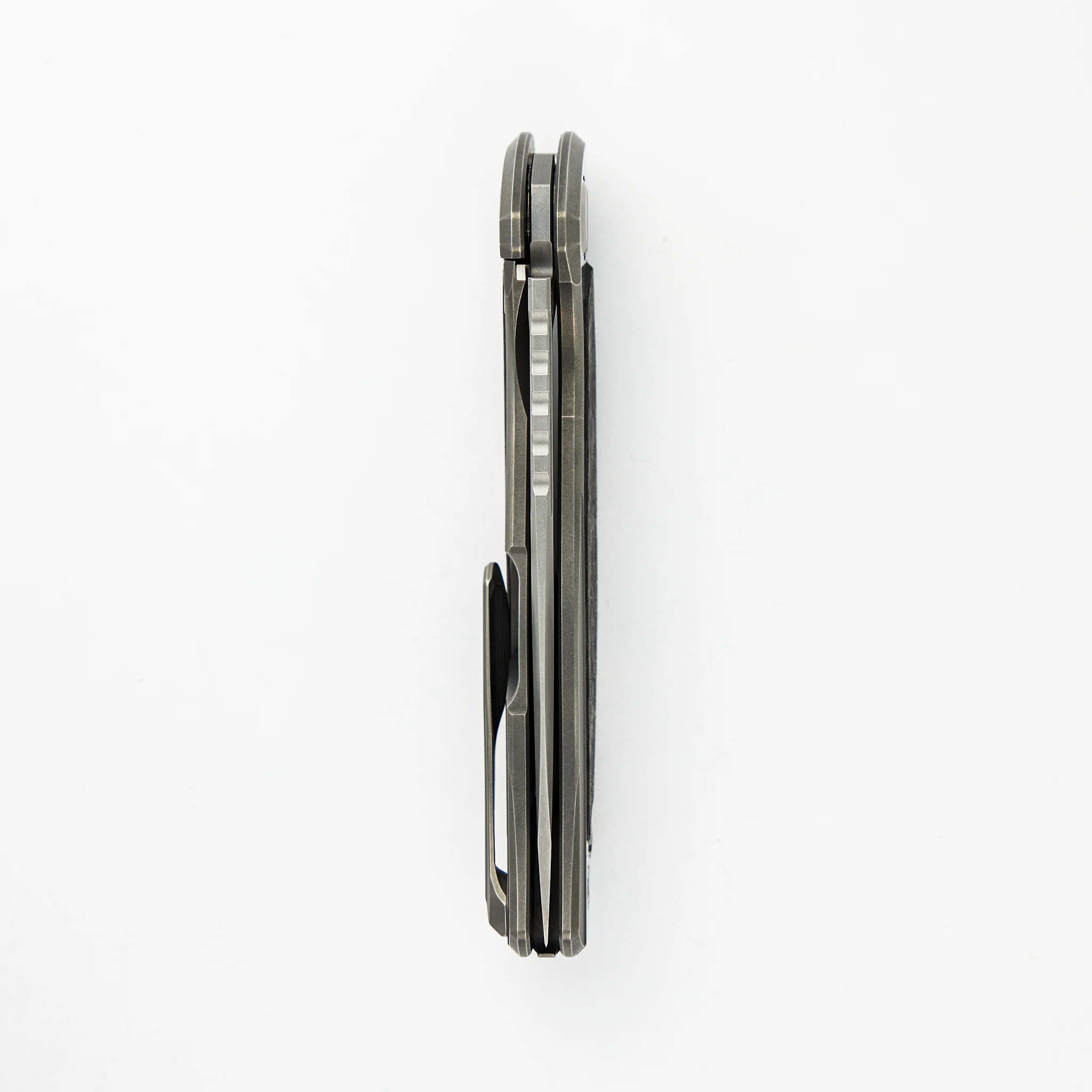 F95NL Gen. 5 - M390 Blade - Titanium Handle - Black TechnoCarbo Inlays - MRBS - Image 5