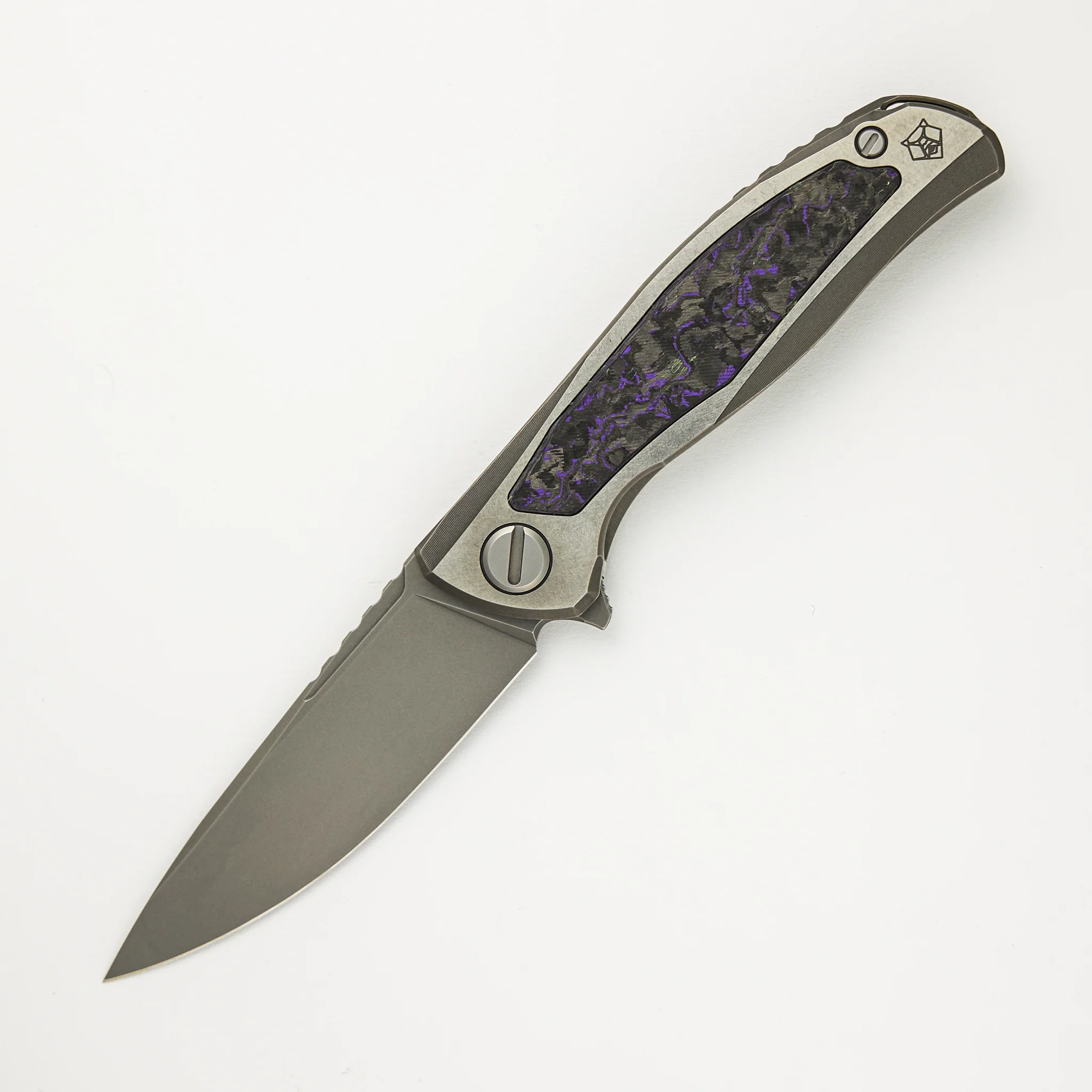 F95NL Gen. 5 - M390 Blade - Titanium Handle - Purple TechnoCarbo Inlays - MRBS