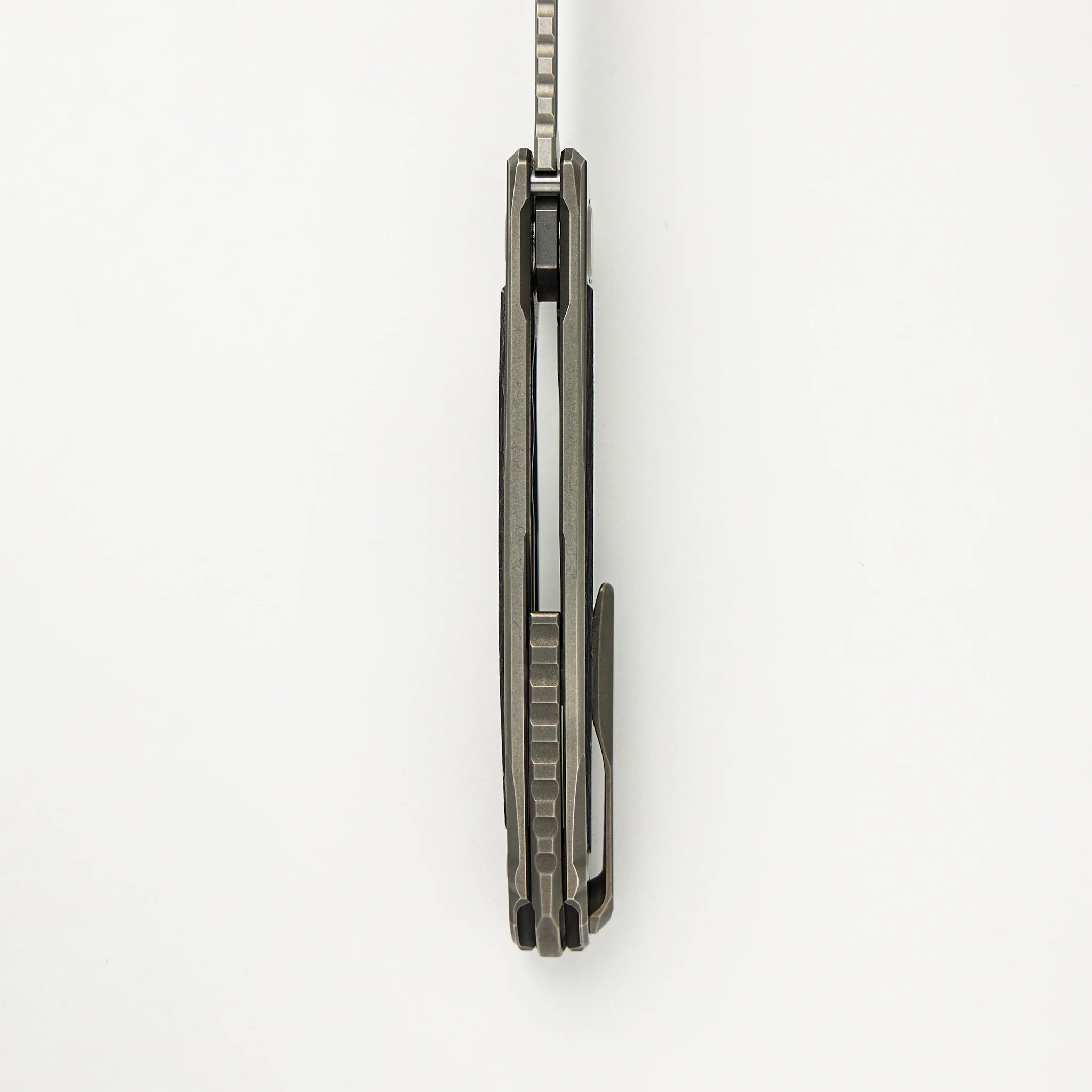 F95NL Gen. 5 - M390 Blade - Titanium Handle - Purple TechnoCarbo Inlays - MRBS - Image 7