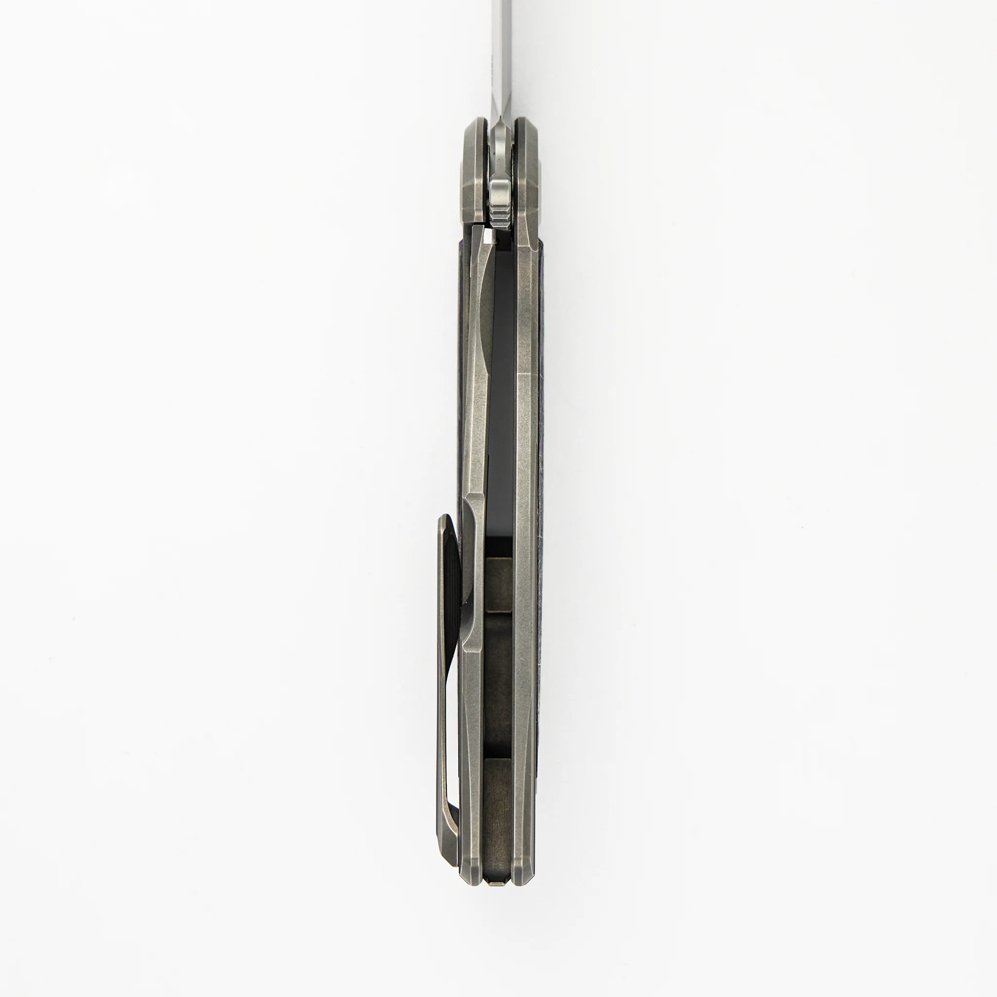 F95NL Gen. 5 - M390 Blade - Titanium Handle - Purple TechnoCarbo Inlays - MRBS - Image 6