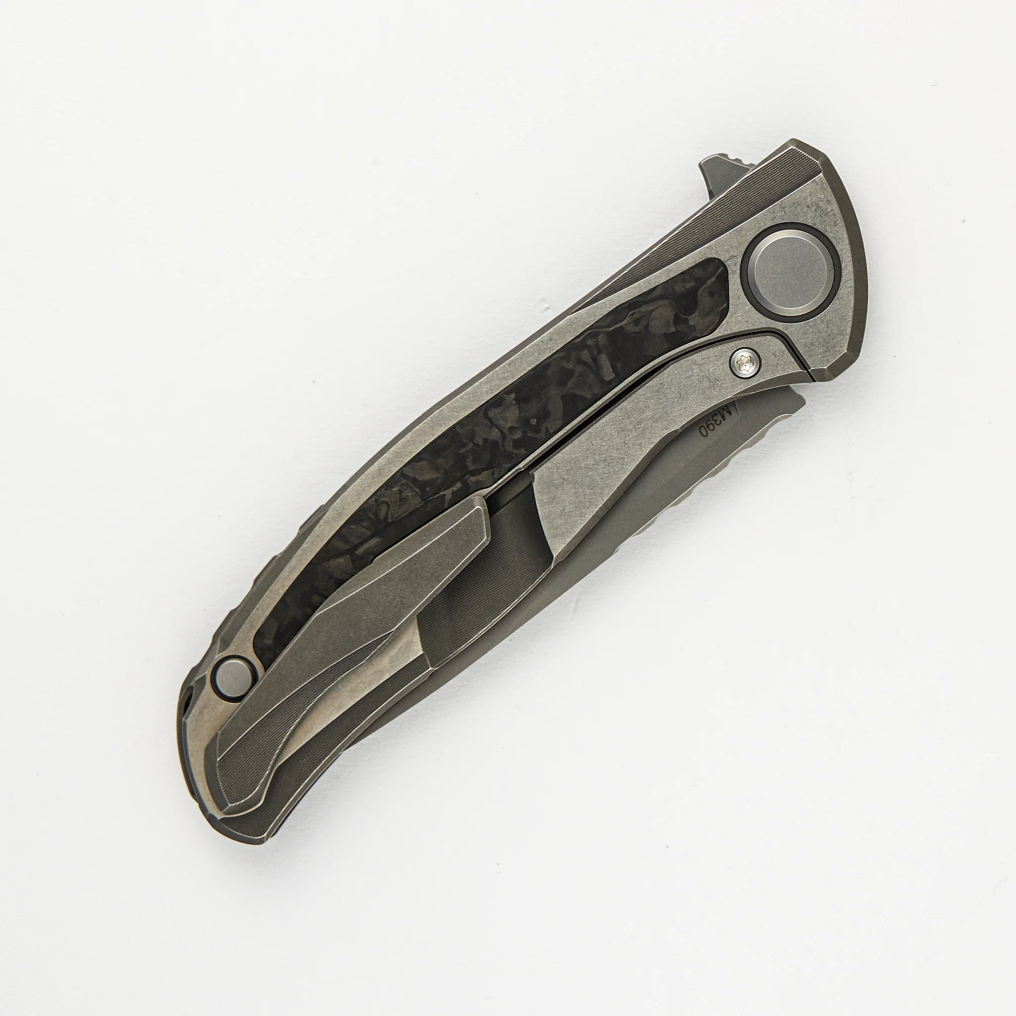 Hati Gen 3 - M390 Blade - Titanium / Black TechnoCarbo Handle - MRBS - Image 4
