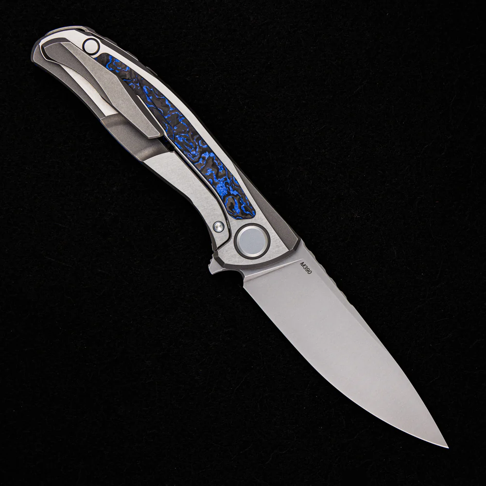 HATI GEN 3 – M390 BLADE – BLUE TECHNOCARBO – MRBS - Image 2