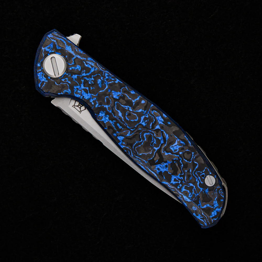 HATI GEN 3 – M390 BLADE – BLUE TECHNOCARBO – MRBS - Image 4
