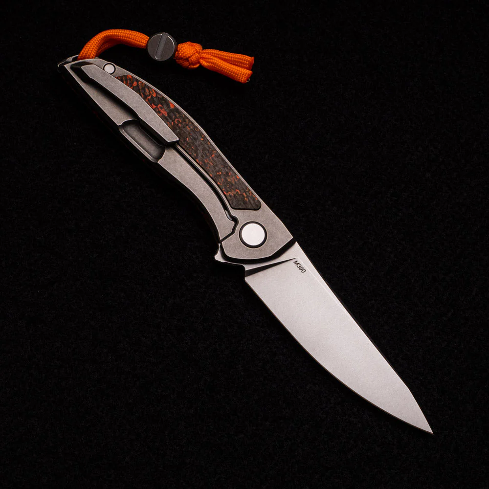 HATION ZERO – HALLOWEEN SPECIAL EDITION – M390 BLADE – ORANGE TECHNOCARBO – MRBS - Image 2