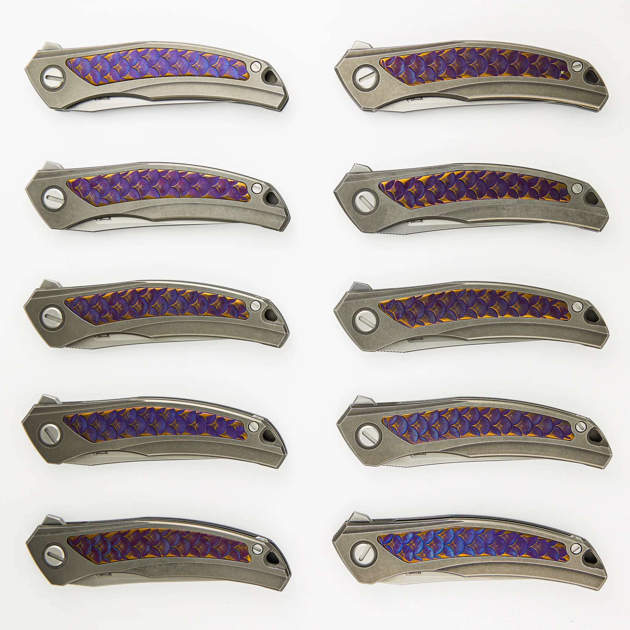 Shirogorov Knives / John Barker Quantum “Dragon” – Cromax PM Blade – MRBS - Image 9