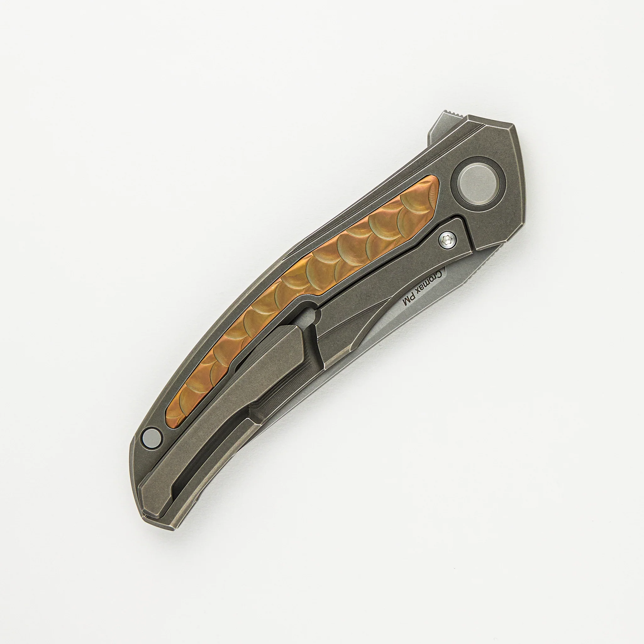 Shirogorov Knives / John Barker Quantum Dragon "Rose Gold" – Cromax PM Blade – MRBS - Completed - Image 5