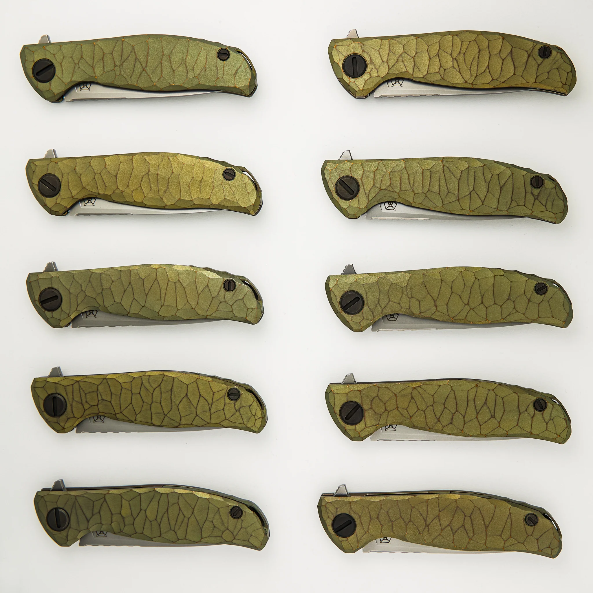 Shirogorov Knives / Rip Knives F95 “Green Machine” – M390 Blade – MRBS - Completed - Image 11