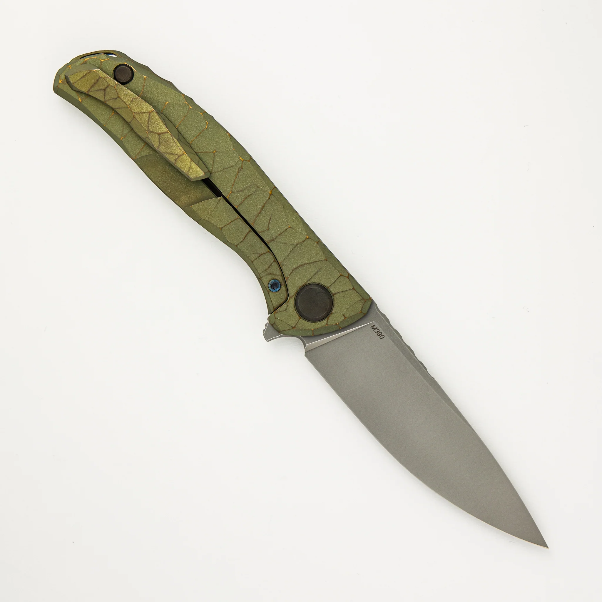 Shirogorov Knives / Rip Knives F95 “Green Machine” – M390 Blade – MRBS - Completed - Image 3