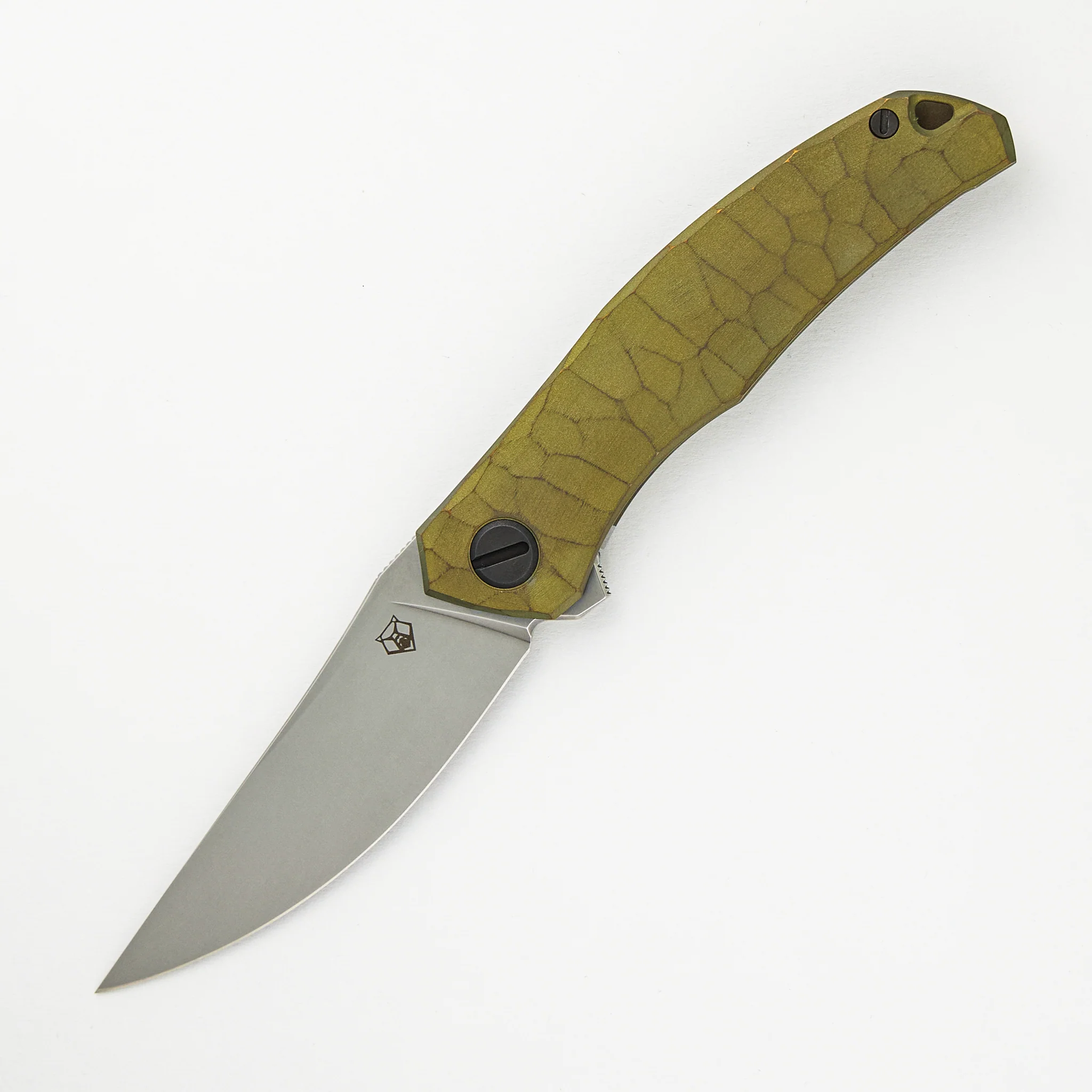 Shirogorov Knives / Rip Knives Quantum “Green Machine” – Cromax PM Blade – MRBS - Completed - Image 2
