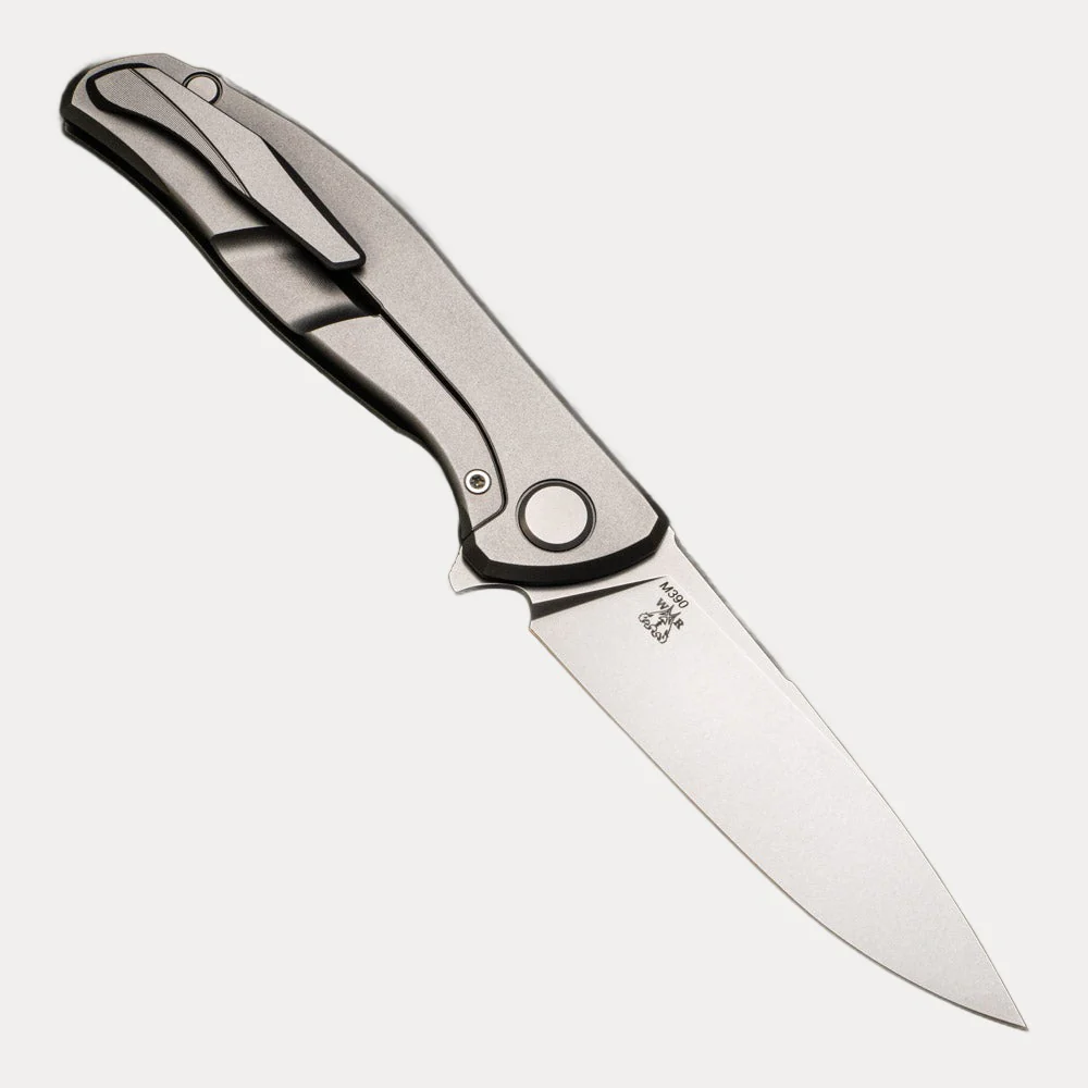 SHIROGOROV KNIVES - WR BLADEWORKS "HYDRONIAN" F95 FLIPPER - M390 BLADE - TITANIUM HANDLE - MRBS - Image 2
