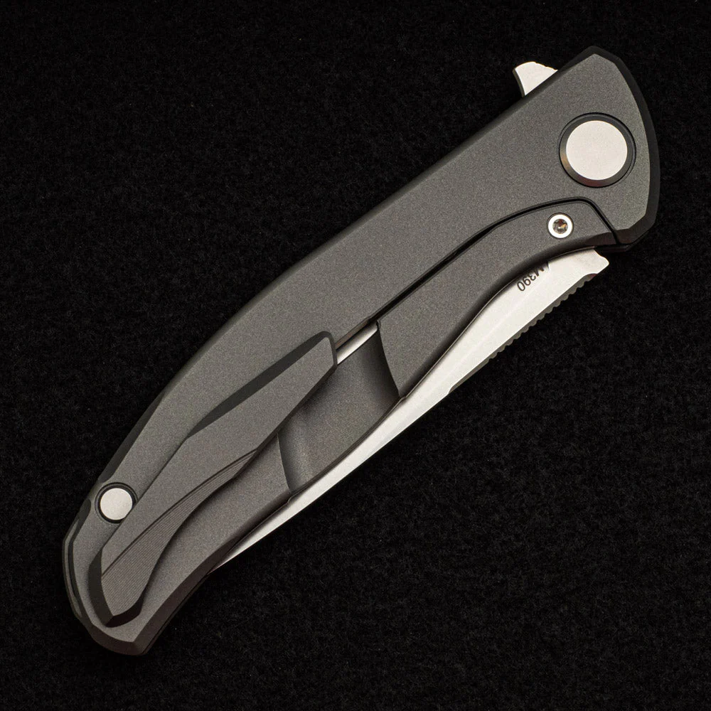 SHIROGOROV KNIVES - WR BLADEWORKS "HYDRONIAN" F95 FLIPPER - M390 BLADE - TITANIUM HANDLE - MRBS - Image 5
