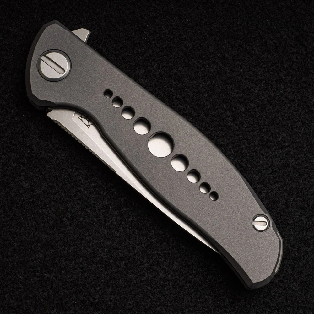 SHIROGOROV KNIVES - WR BLADEWORKS "HYDRONIAN" F95 FLIPPER - M390 BLADE - TITANIUM HANDLE - MRBS - Image 4