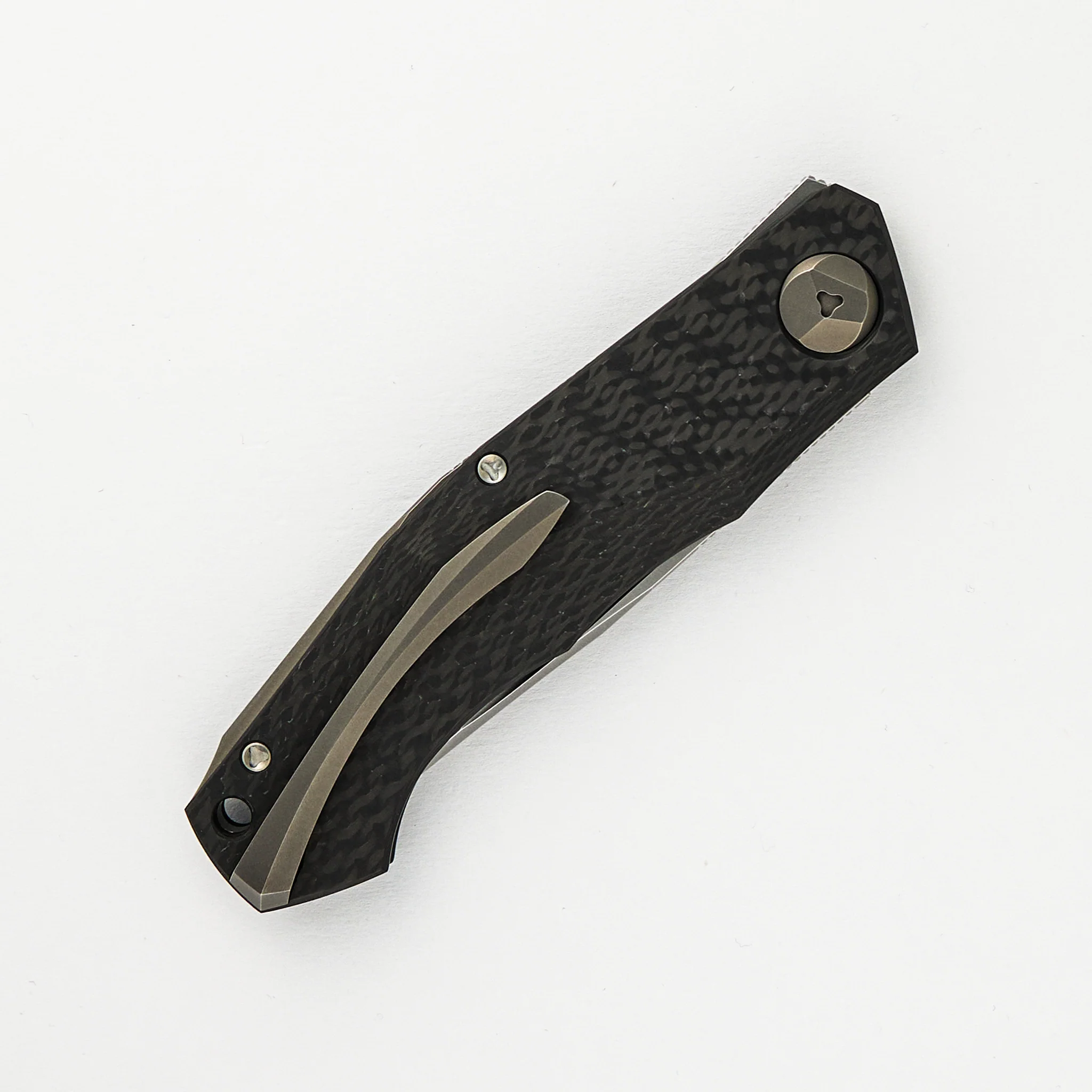 "Limited Edition" Pero - Carbon Fiber Handle - Vanax 37 Blade - MRBS (Dmitry Sinkevich Design) - Image 4