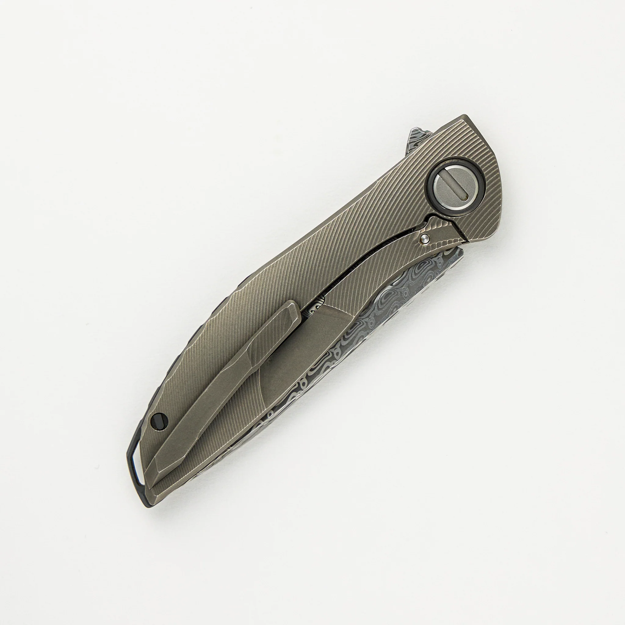 NeOn Custom Division - Titanium Handle - Damasteel Blade - RBS - Image 4