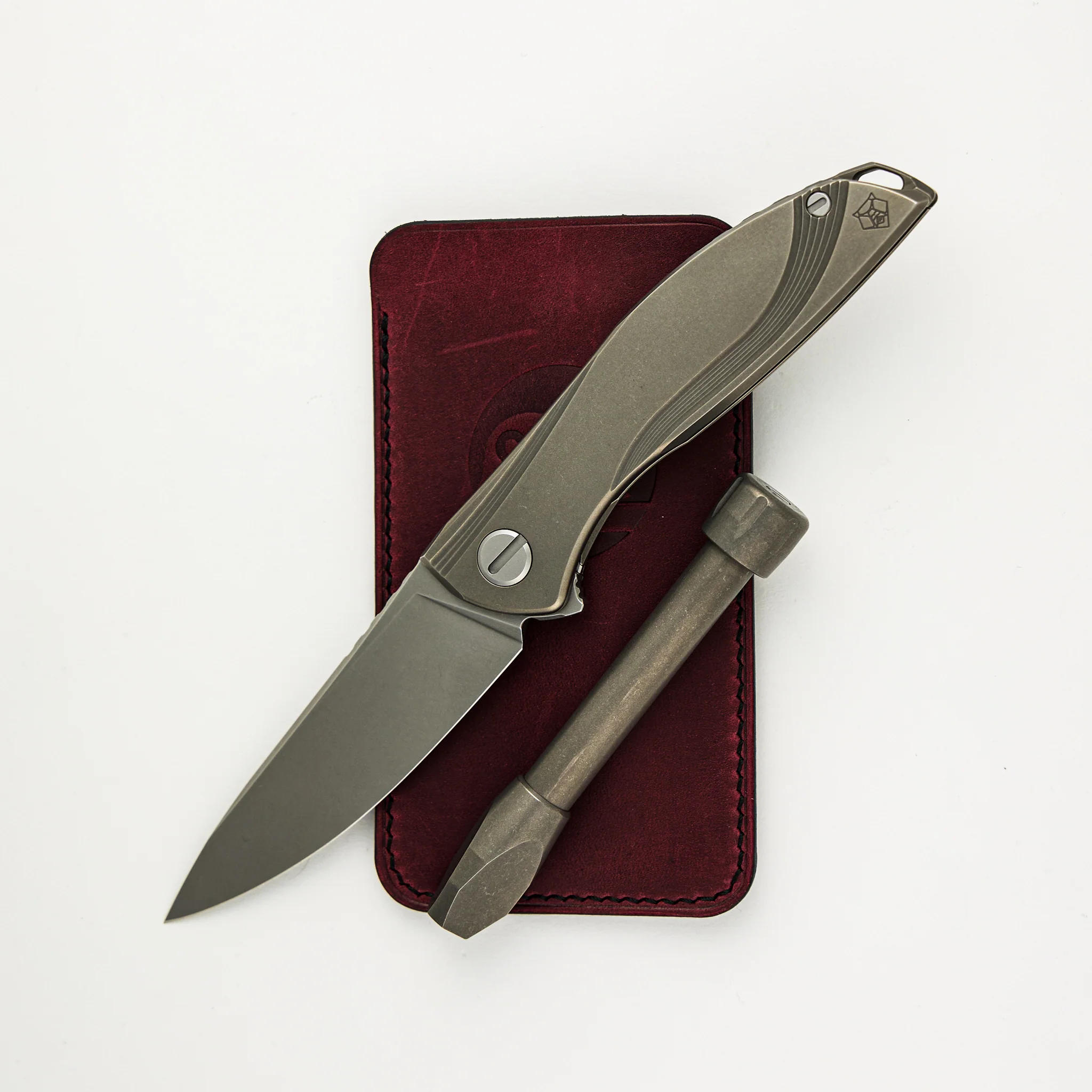 Neon Retro - CCKS 2019 Show Exclusive Set - Titanium Bit Driver - Cova Design Leather Pouch