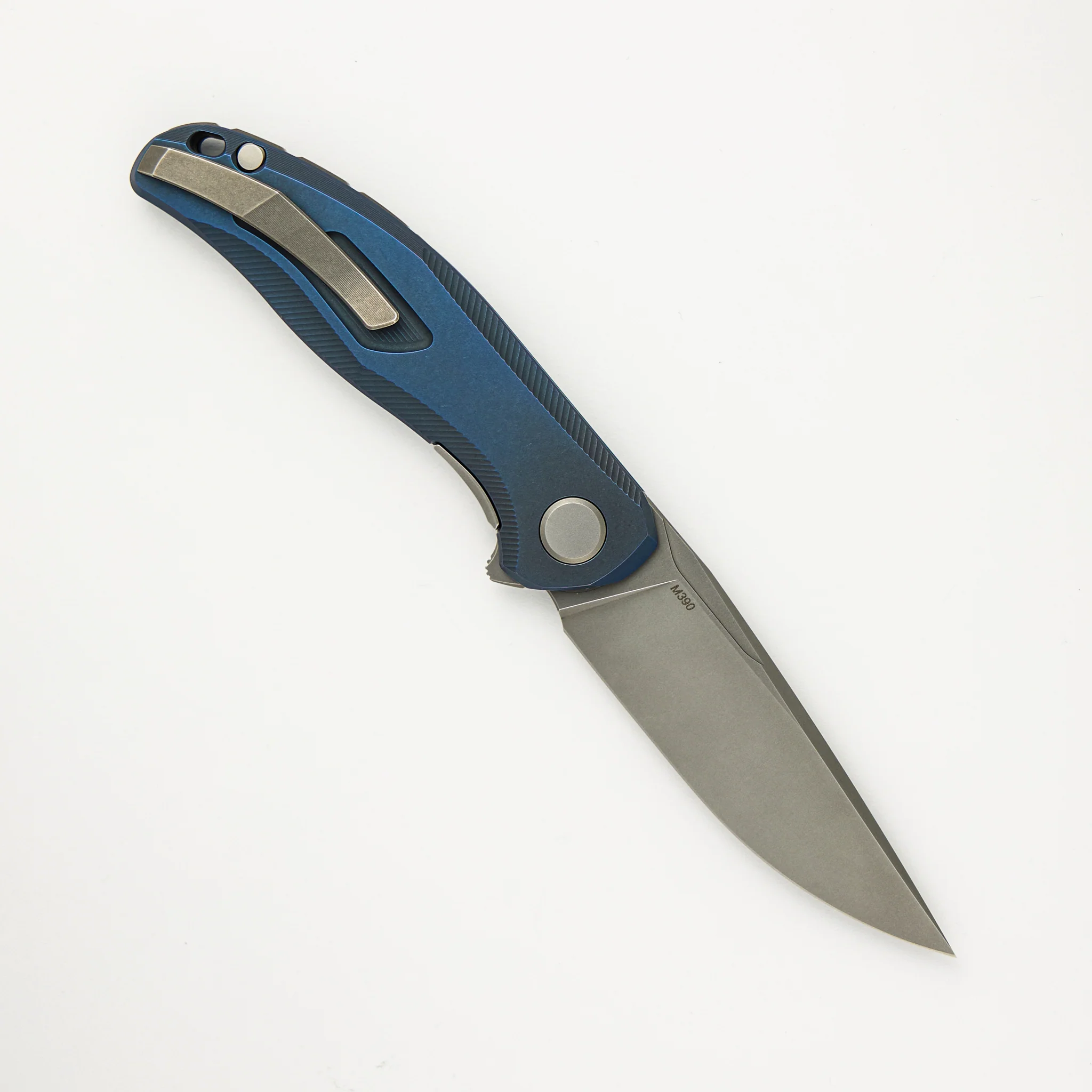 Stellar β Blue Titanium Handle β M390 Blade β MRBS - Image 2