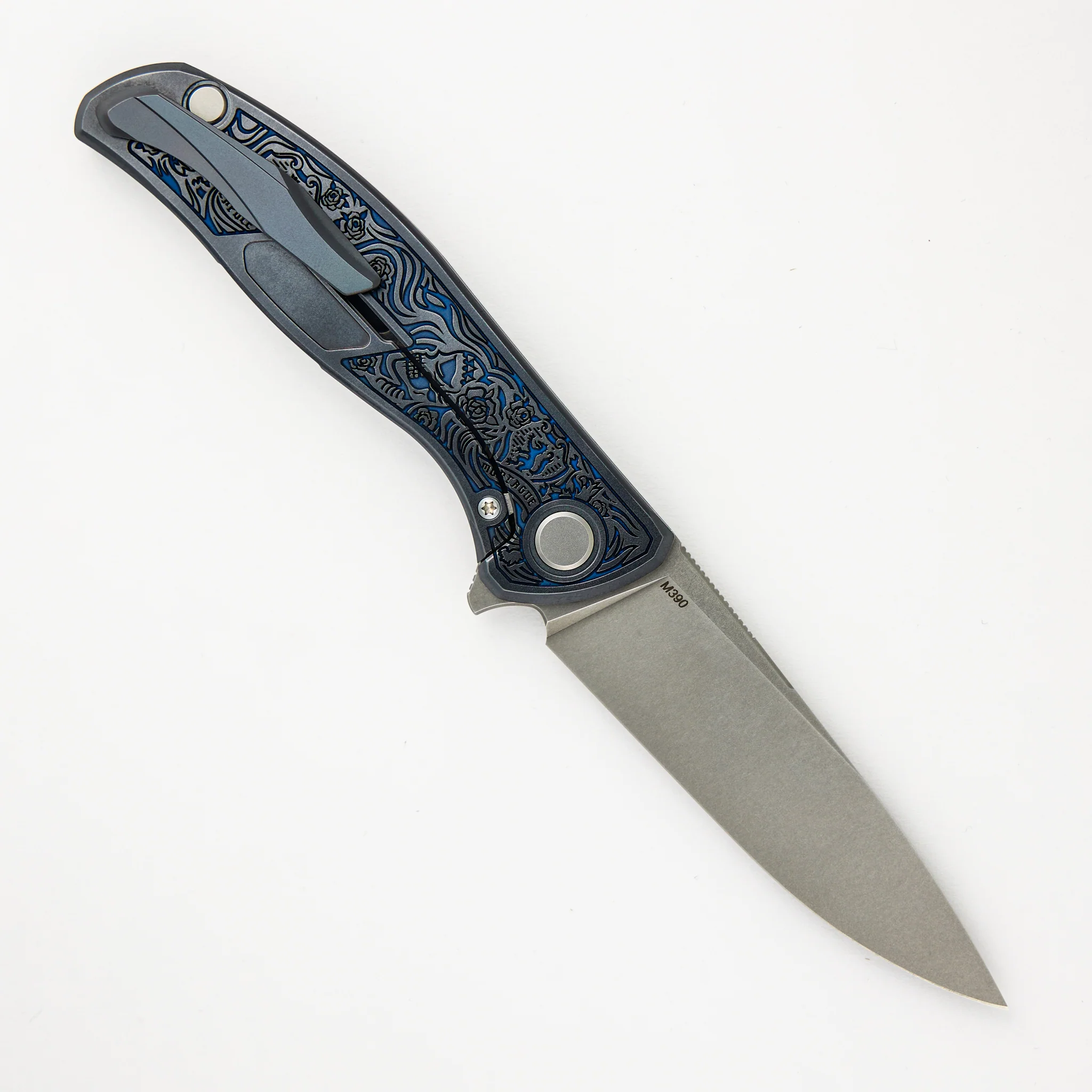 Shirogorov / Ti2 Design "Romeo and Juliet" F95 - M390 Blade - Titanium Handle - MRBS - Completed - Image 2