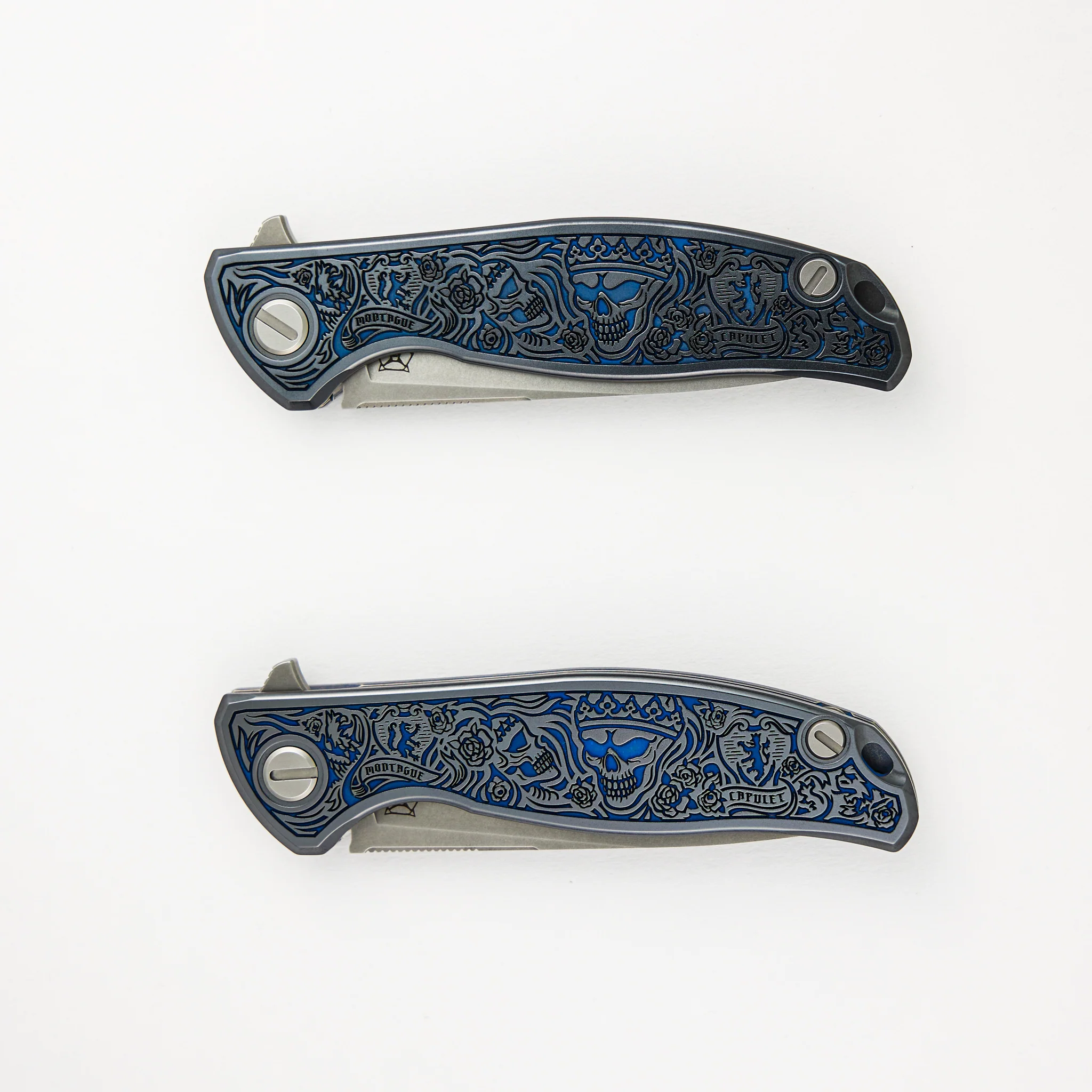 Shirogorov / Ti2 Design "Romeo and Juliet" F95 - M390 Blade - Titanium Handle - MRBS - Completed - Image 8