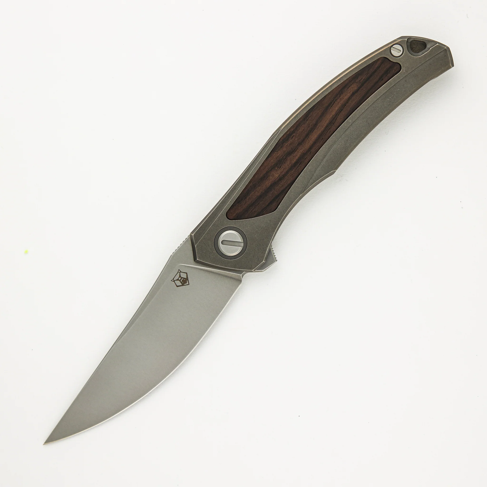 Ursus Quantum - Cromax PM Blade - Titanium Handle - African Blackwood Inlay - MRBS - Image 64