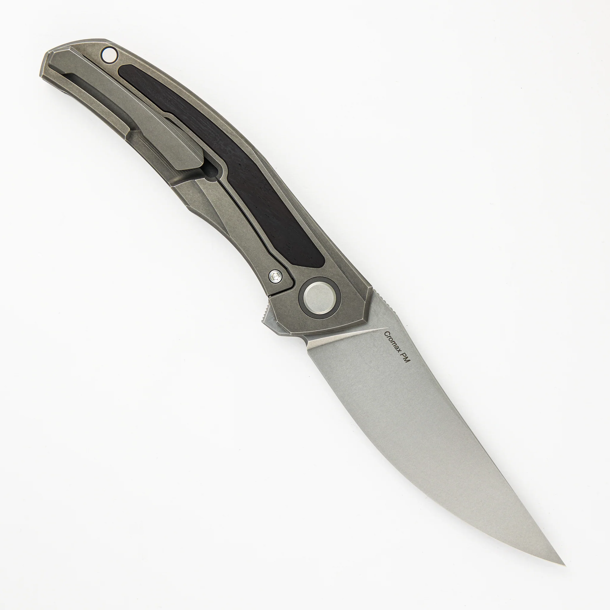 Ursus Quantum - Cromax PM Blade - Titanium Handle - Blackwood Inlay - MRBS - Image 2