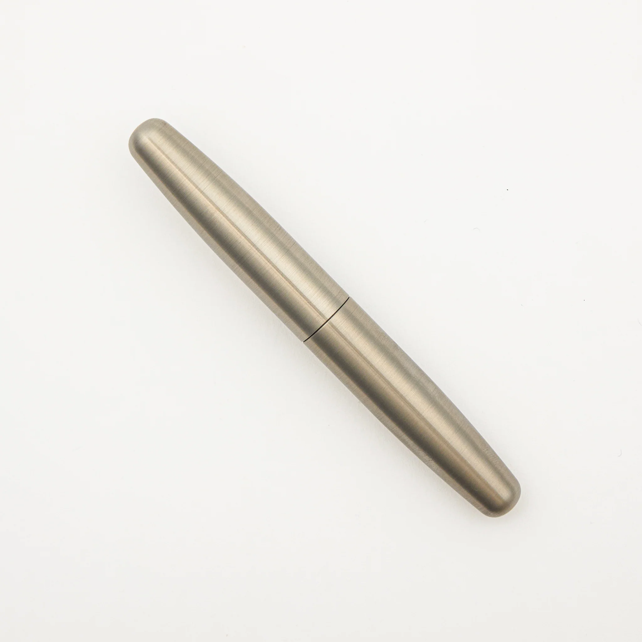 Shonk Fountain Pen - Titanium - Satin Finish - Image 4