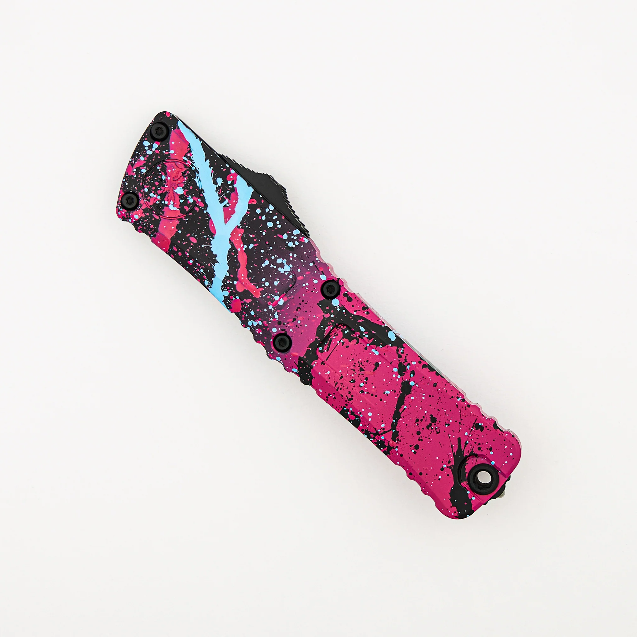 "Signature Series" Combat Troodon D/E Gen III Black/Pink Light Blue Splatter Standard 1142-1 BKPK LBSPLS - Image 3