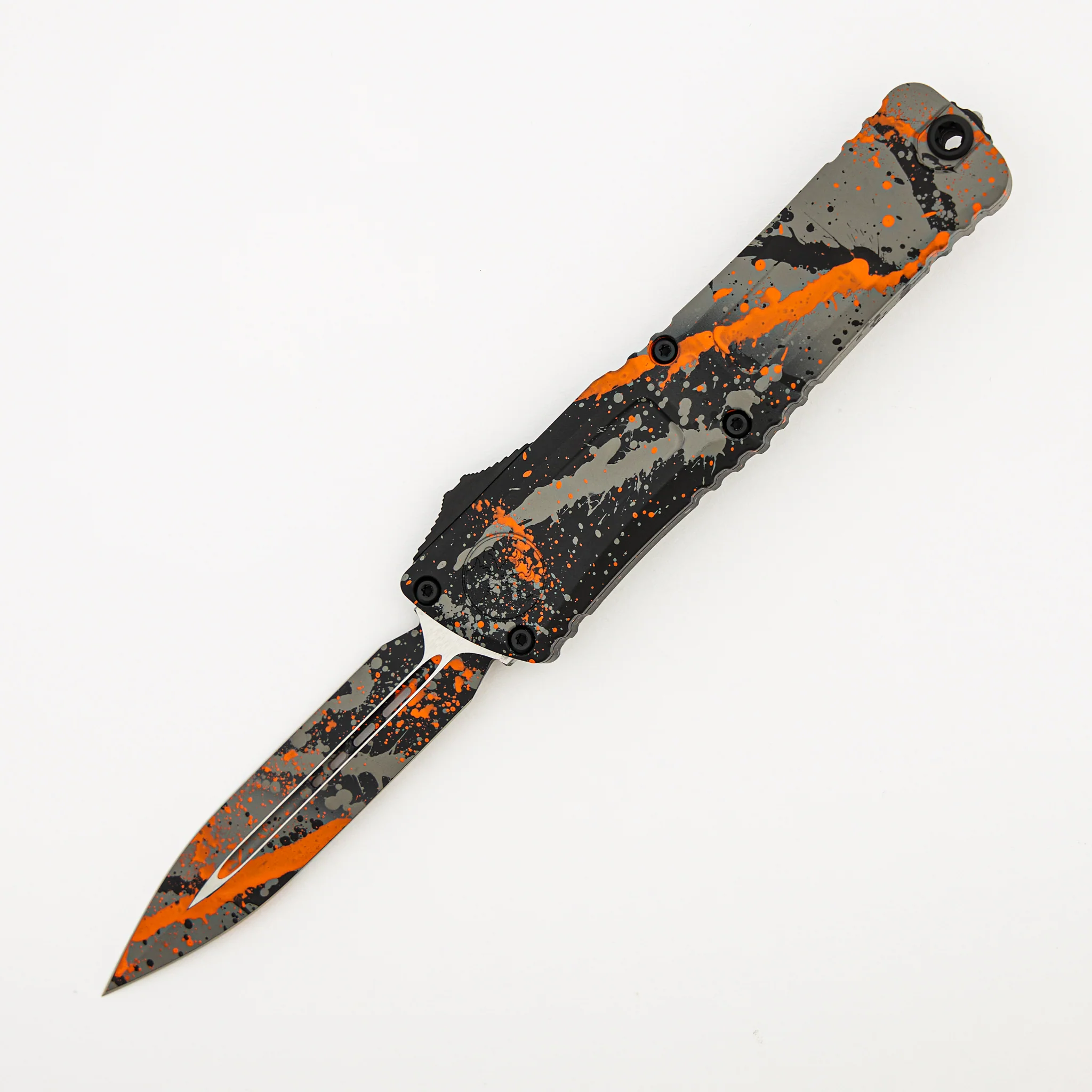 "Signature Series" Combat Troodon D/E Gen III Bull Shark Gray/Black Orange Splatter Standard 1142-1 BGBK ORSPLS
