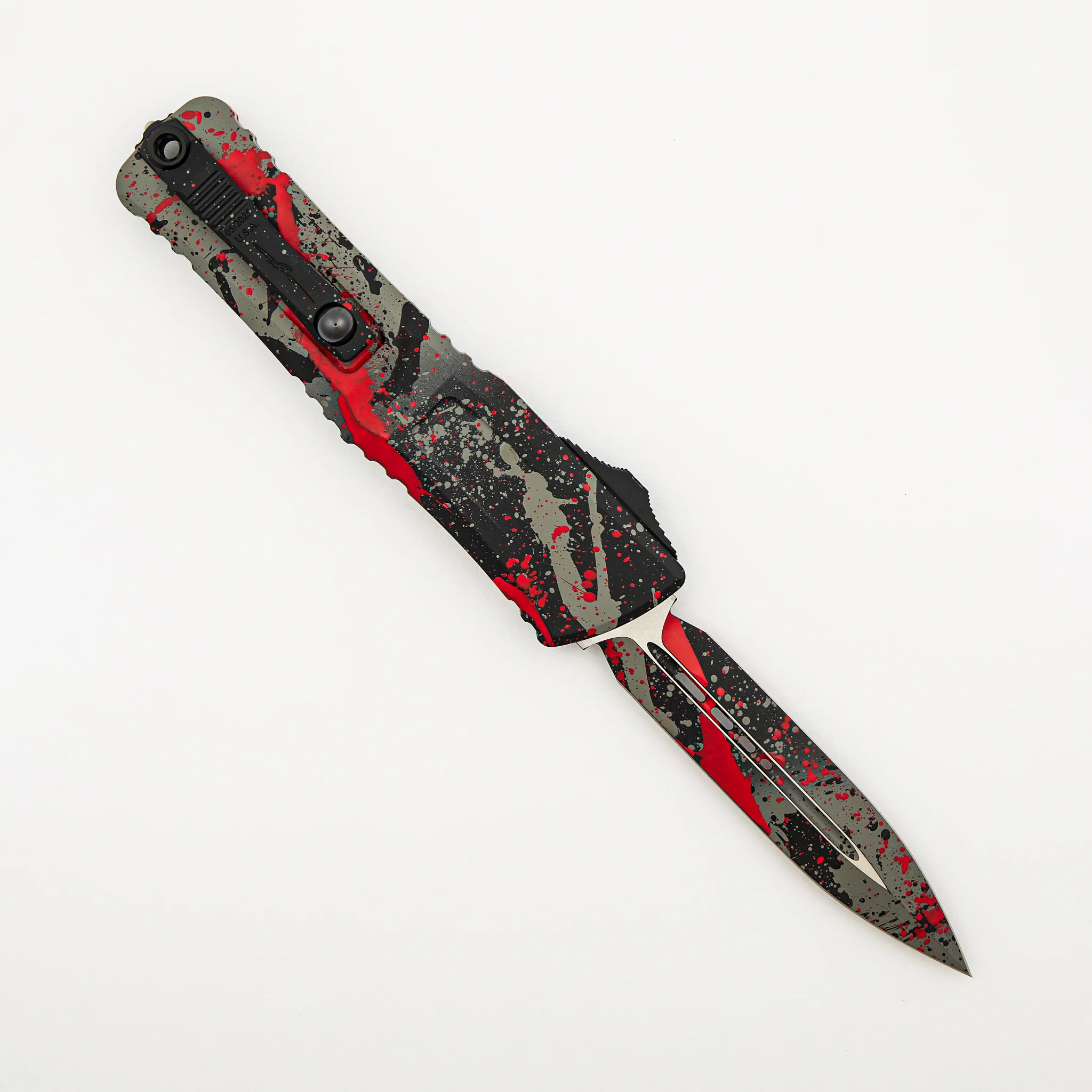 "Signature Series" Combat Troodon D/E Gen III Bull Shark Gray/Black Red Splatter Standard 1142-1 BGBK RDSPLS - Image 2