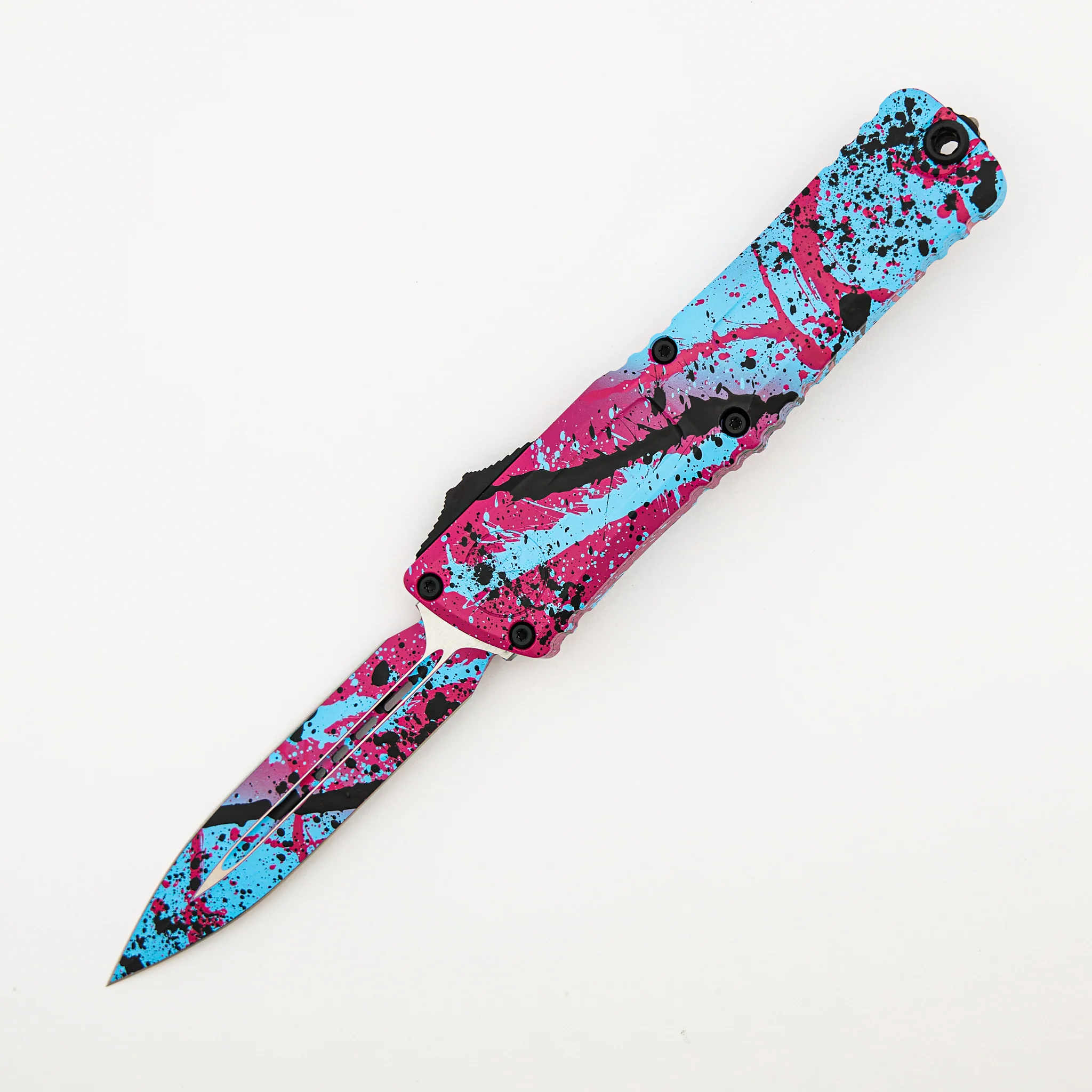 "Signature Series" Combat Troodon D/E Gen III Light Blue/Pink Black Splatter Standard 1142-1 LBPK BKSPLS