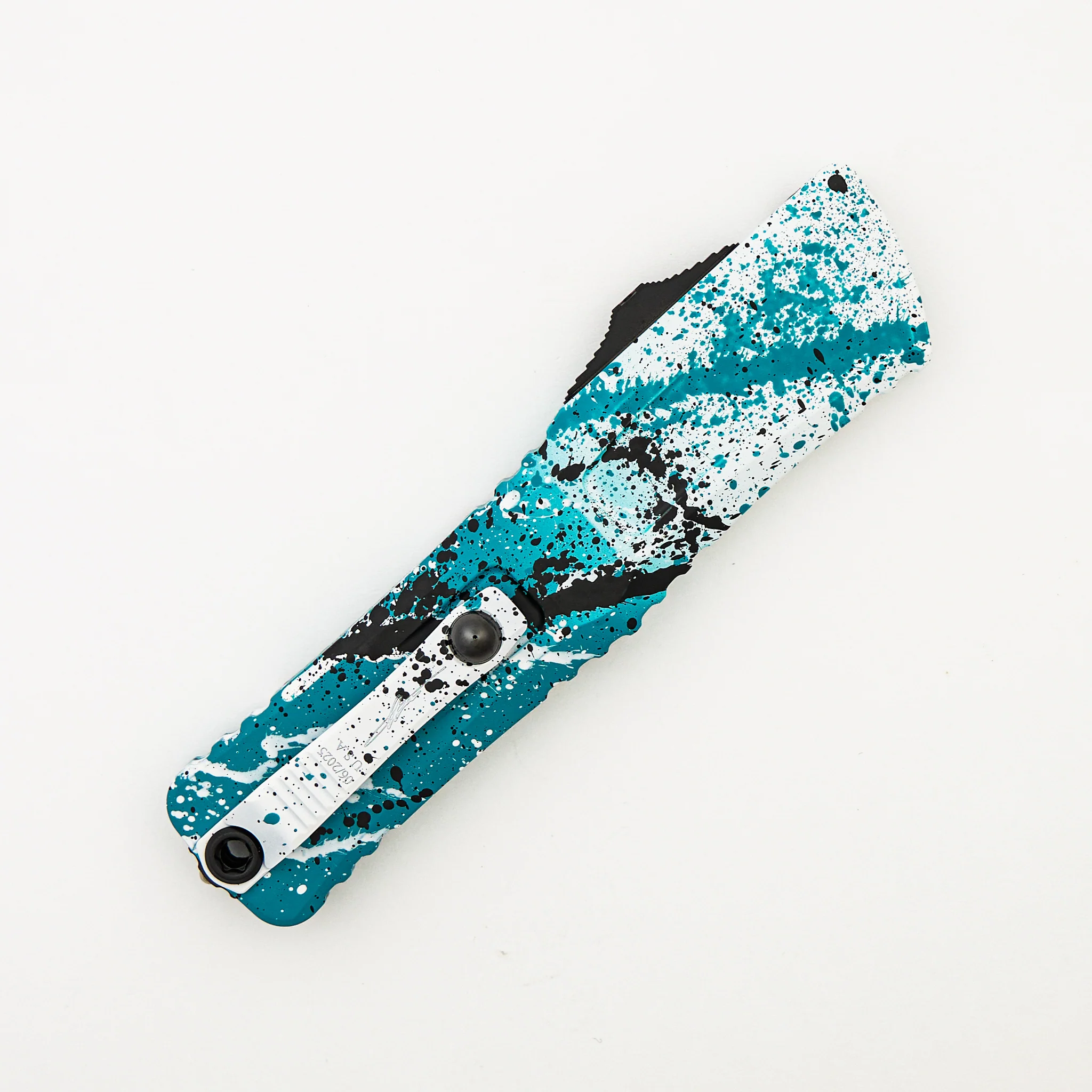 "Signature Series" Combat Troodon S/E Gen III - Turquoise/White Black Splatter Standard 1143-1 TQWH BKSPLS - Image 4