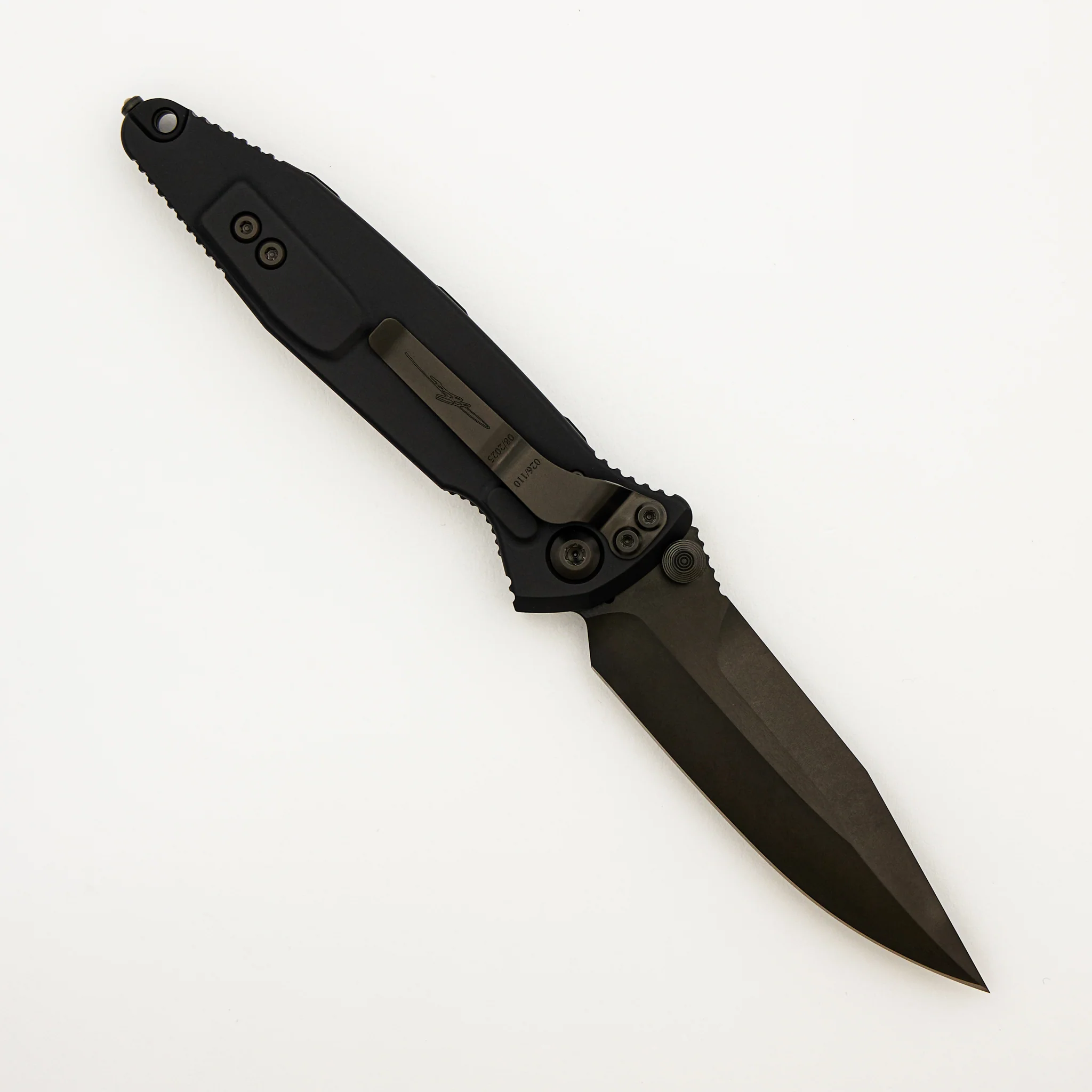"Signature Series" Socom Elite Spear Point Purple Carbon Fiber Inlay DLC Standard S/N 026/110 160-1 DLCTCFPUISS - Image 2