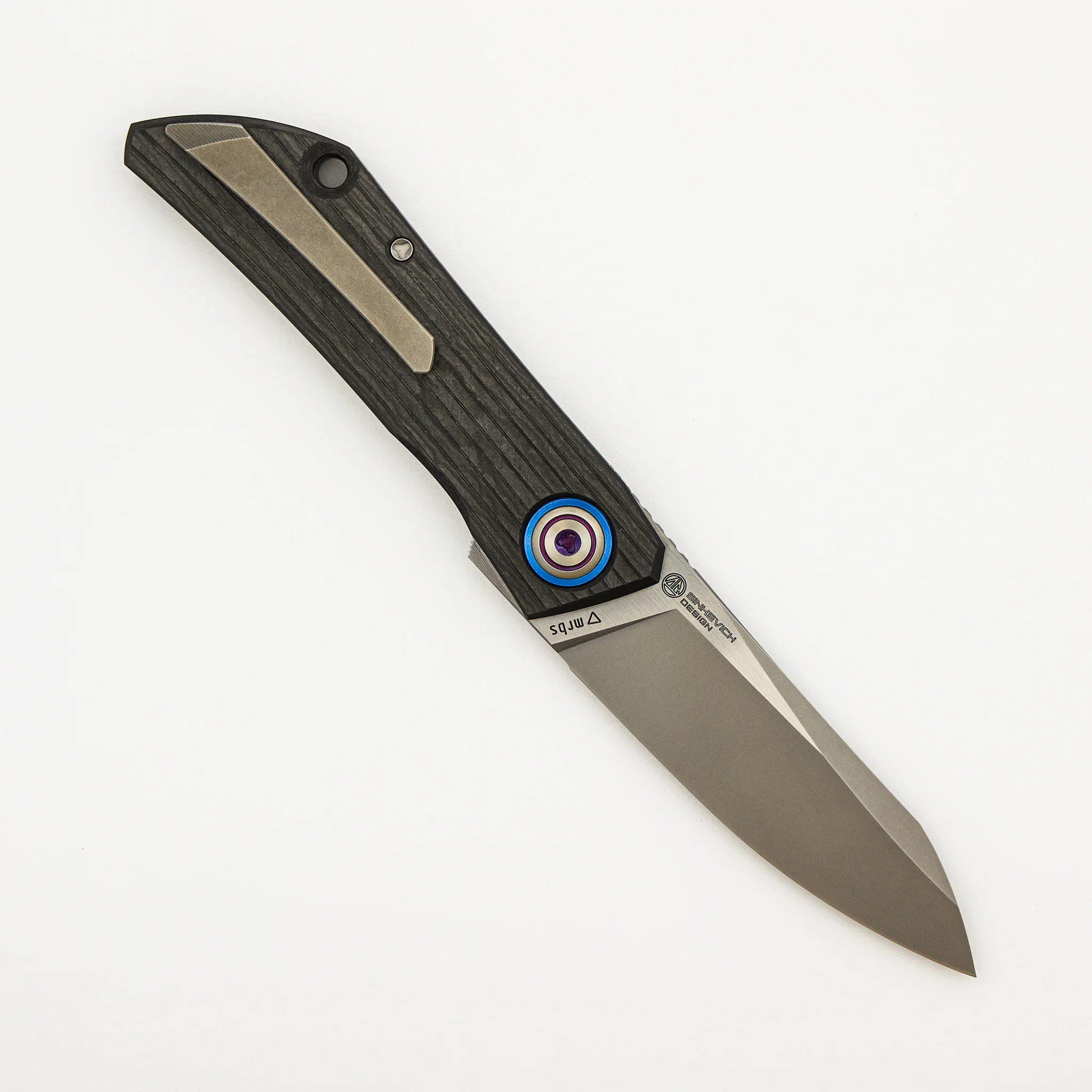 Skinny Strip - S90V Blade - CarboTi Handle - MRBS (Sinkevich Design) - Image 2