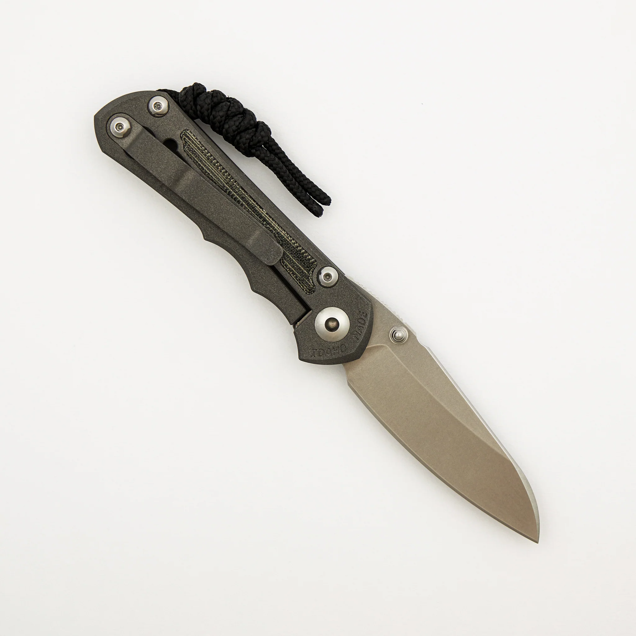 Small Inkosi - Black Canvas Micarta Inlays - Insingo CPM S45VN Blade - Image 2