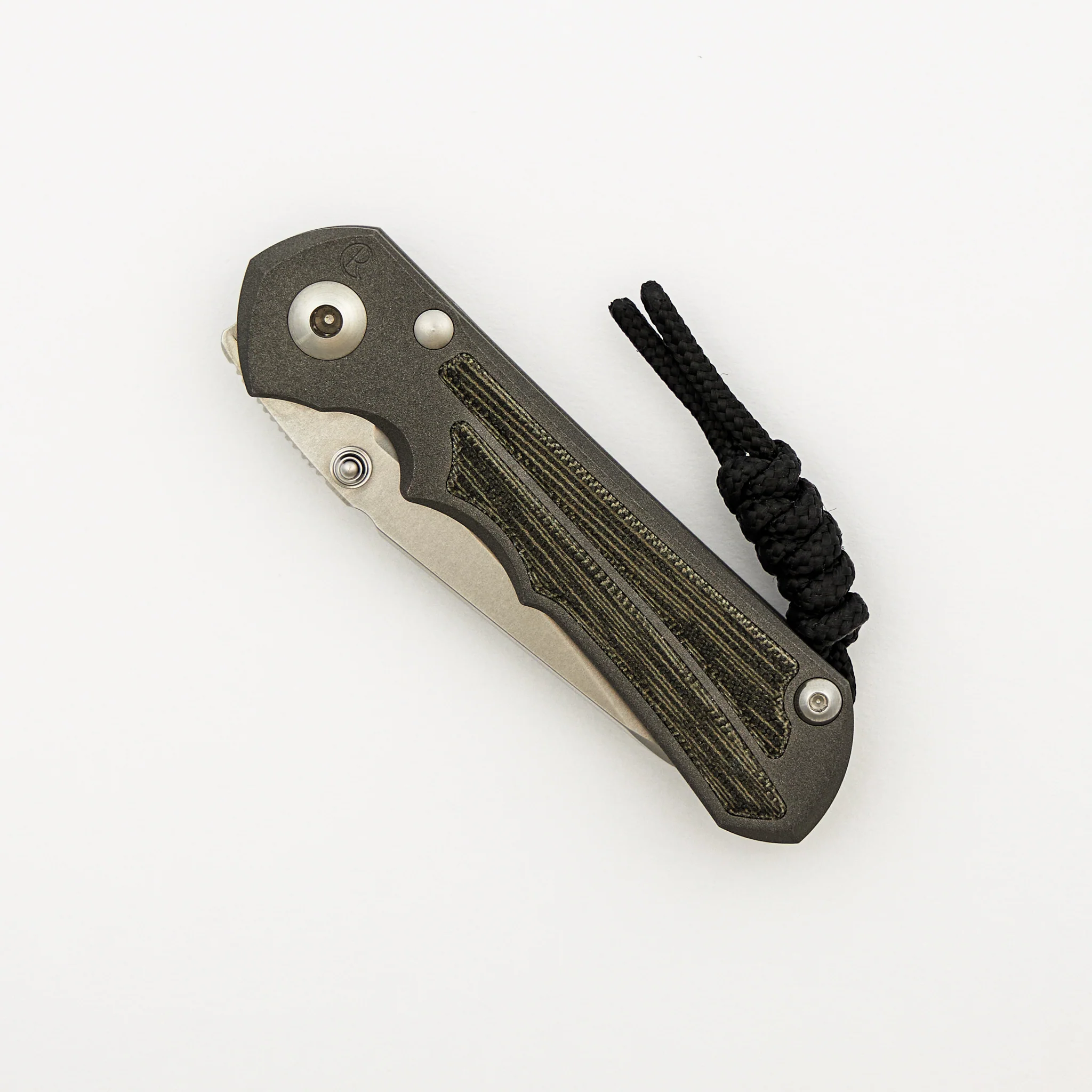 Small Inkosi - Black Canvas Micarta Inlays - Insingo CPM S45VN Blade - Image 3