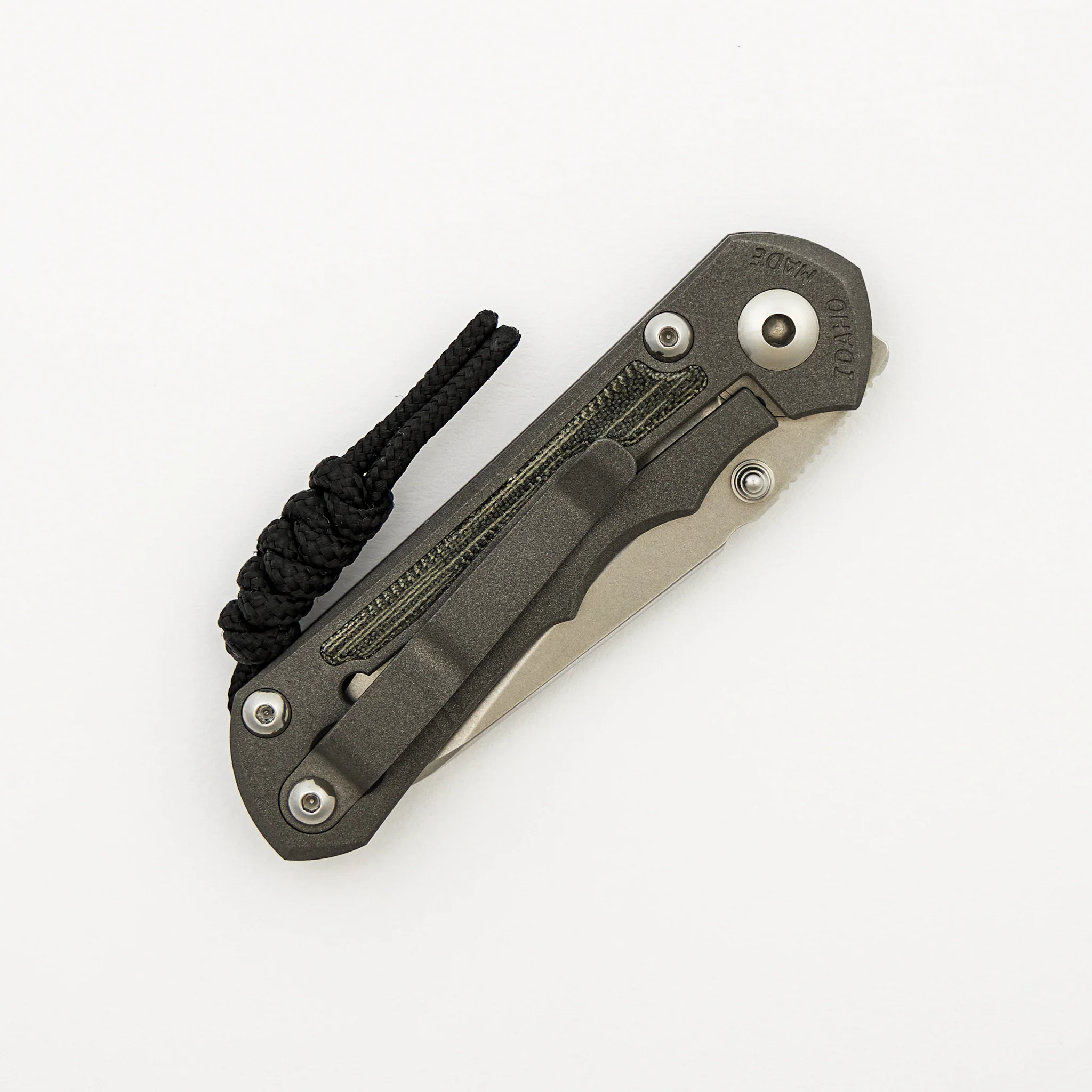 Small Inkosi - Black Canvas Micarta Inlays - Insingo CPM S45VN Blade - Image 4