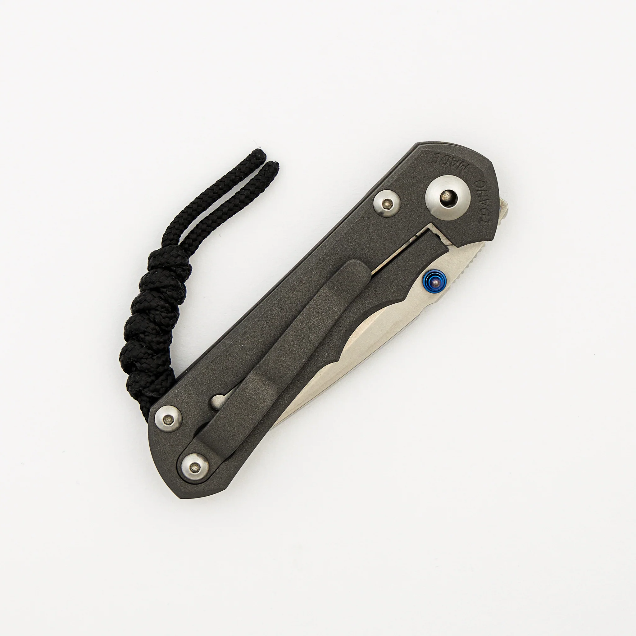 Small Inkosi - Titanium Handle - Drop Point CPM S35VN Blade - Image 4
