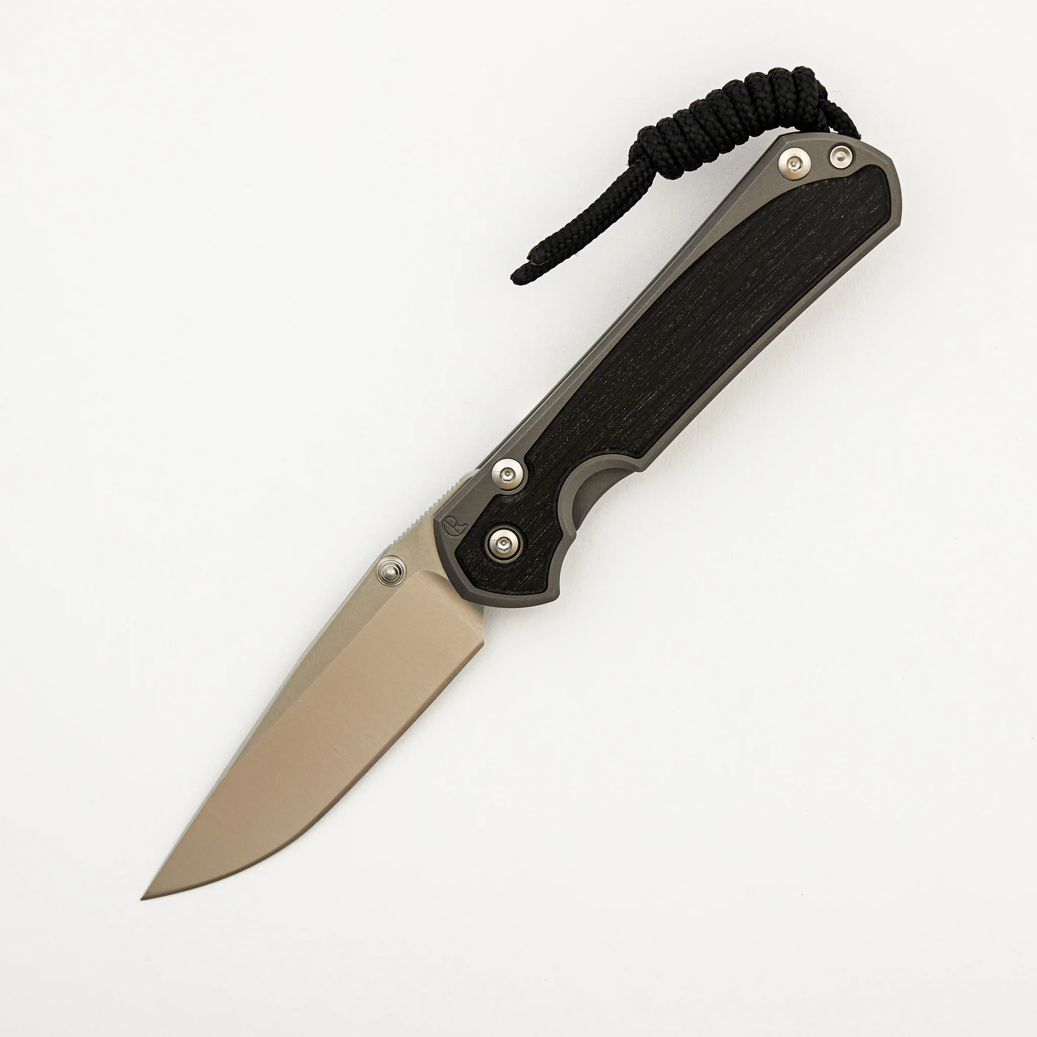 Small Sebenza 31 - Bog Oak Inlay - Drop Point Polished CPM MagnaCut Blade - Silver Double Thumb Lugs - Image 36