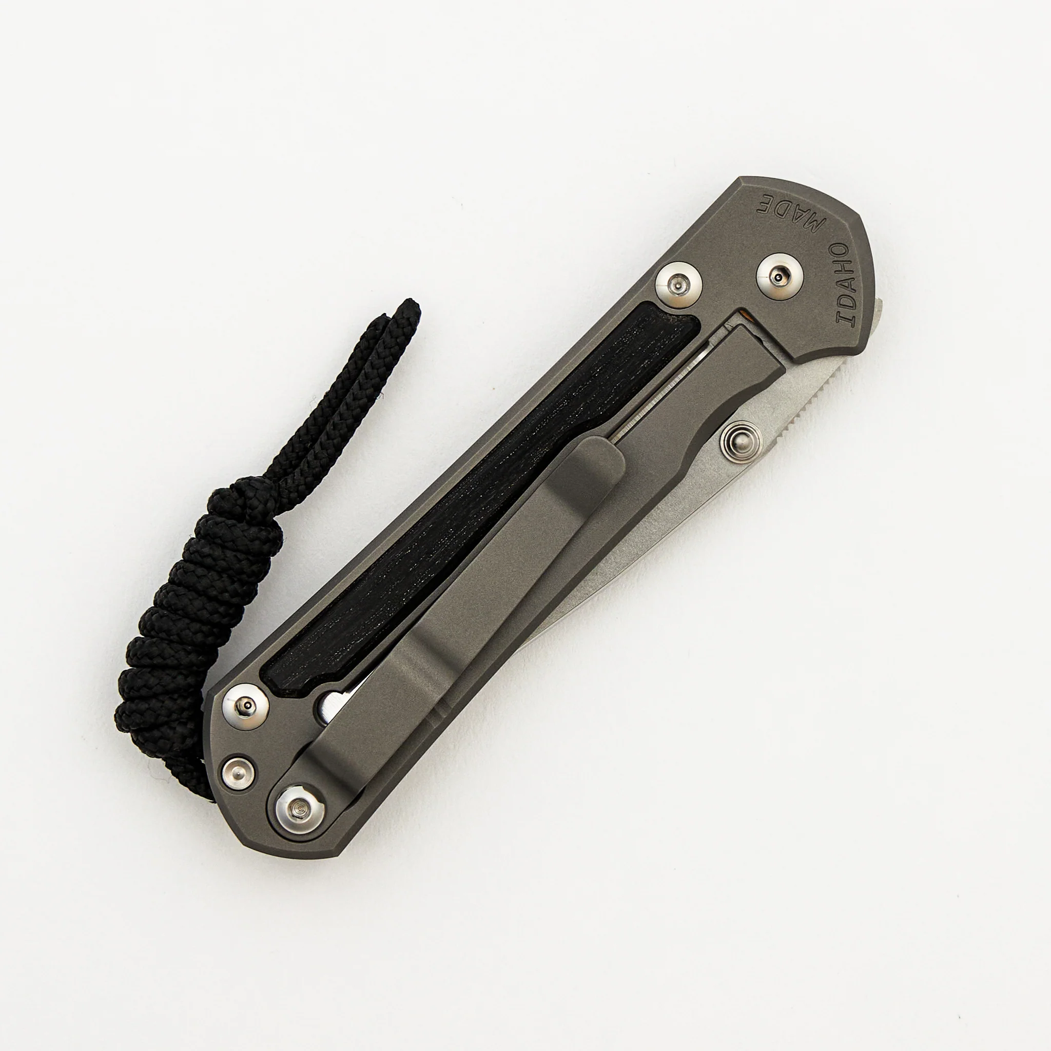 Small Sebenza 31 - Bog Oak Inlay - Drop Point Polished CPM MagnaCut Blade - Silver Double Thumb Lugs - Image 39