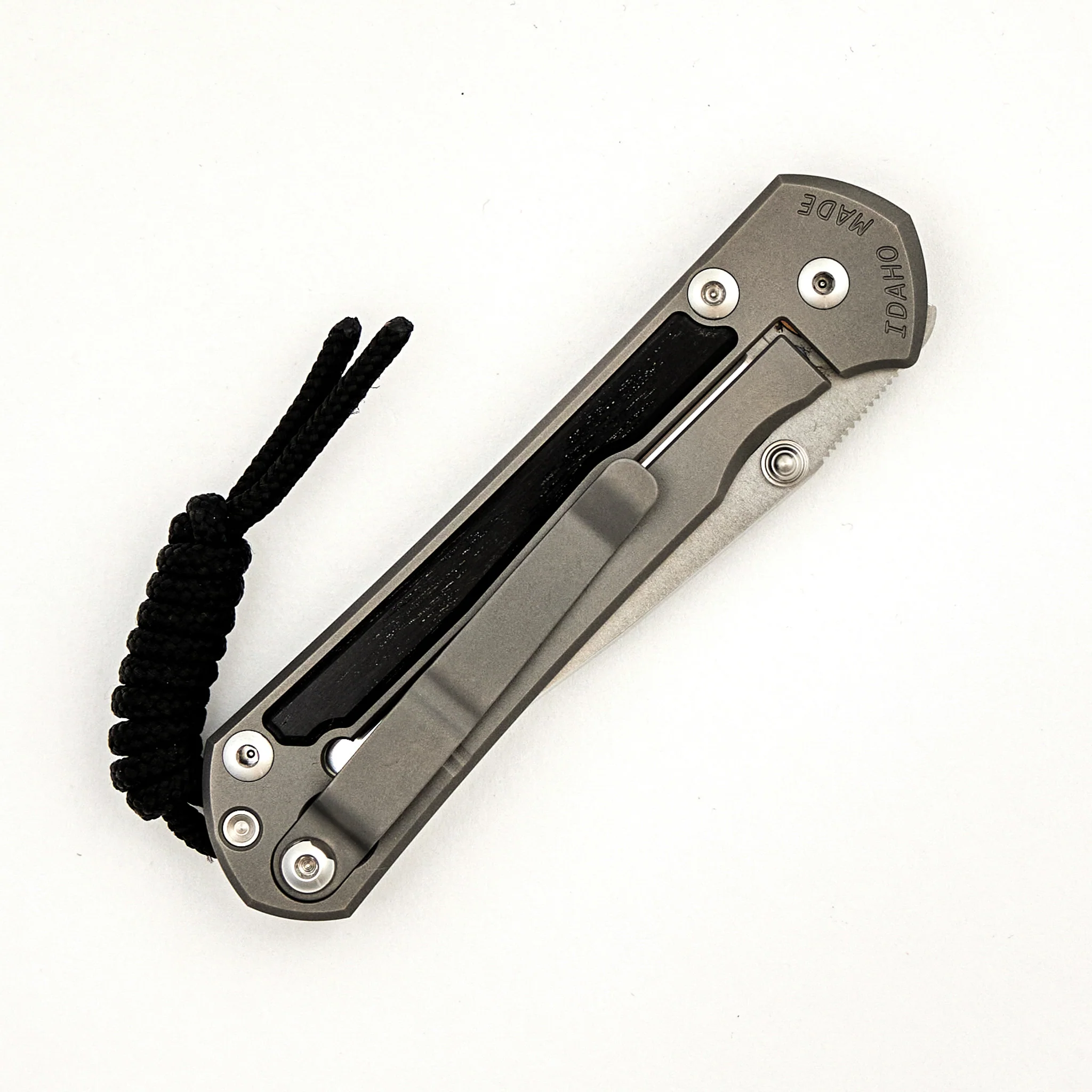 Small Sebenza 31 - Bog Oak Inlay - Drop Point Polished CPM MagnaCut Blade - Silver Double Thumb Lugs - Image 60