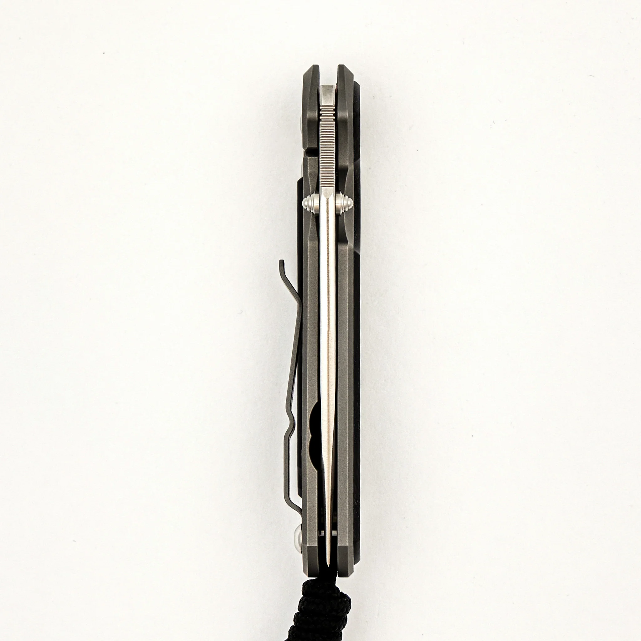 Small Sebenza 31 - Bog Oak Inlay - Drop Point Polished CPM MagnaCut Blade - Silver Double Thumb Lugs - Image 61